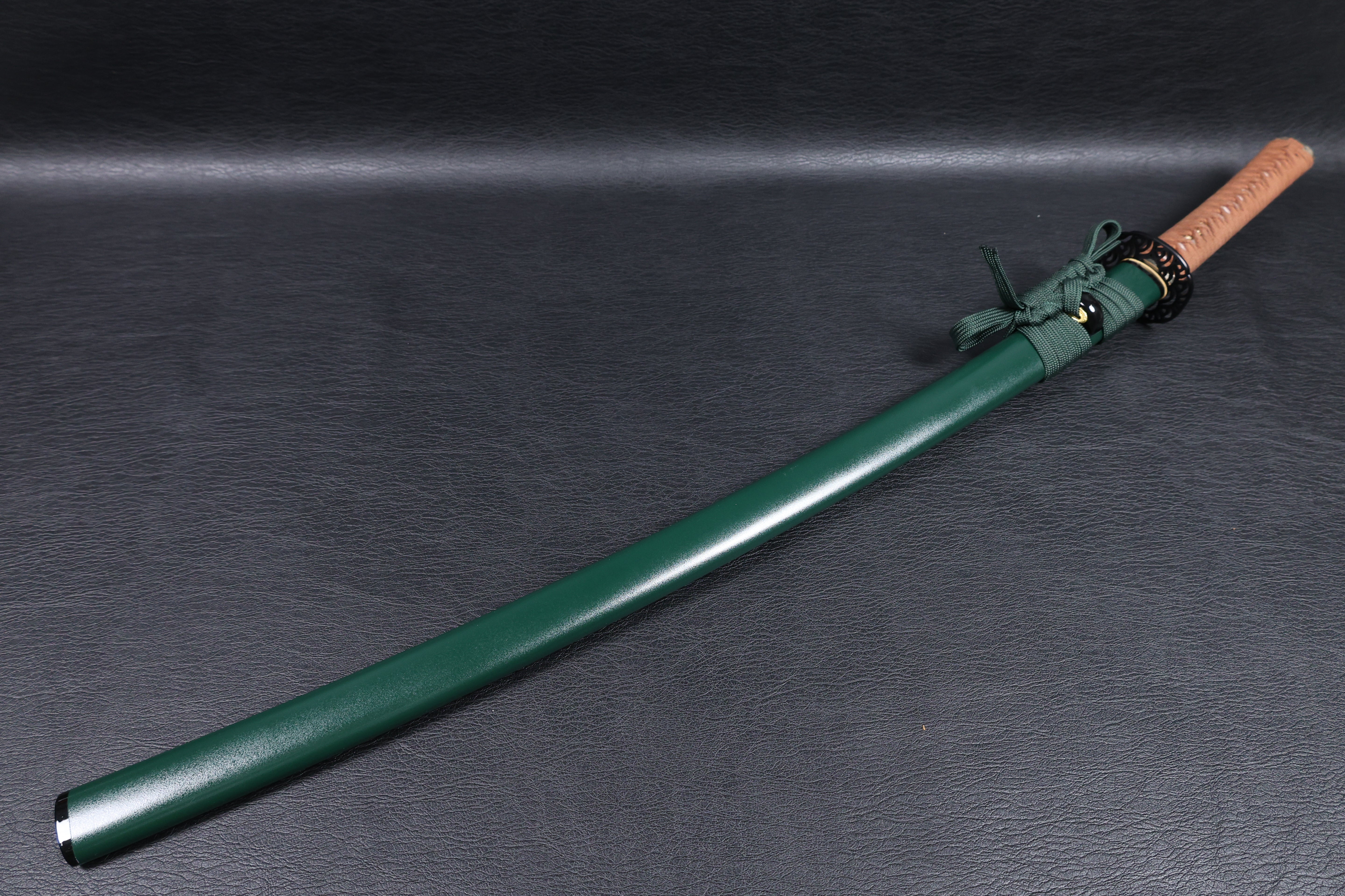 Katana Yoshitsune T10 Clay Tempered Blade with Notare Wave Hamon | KSA Huo