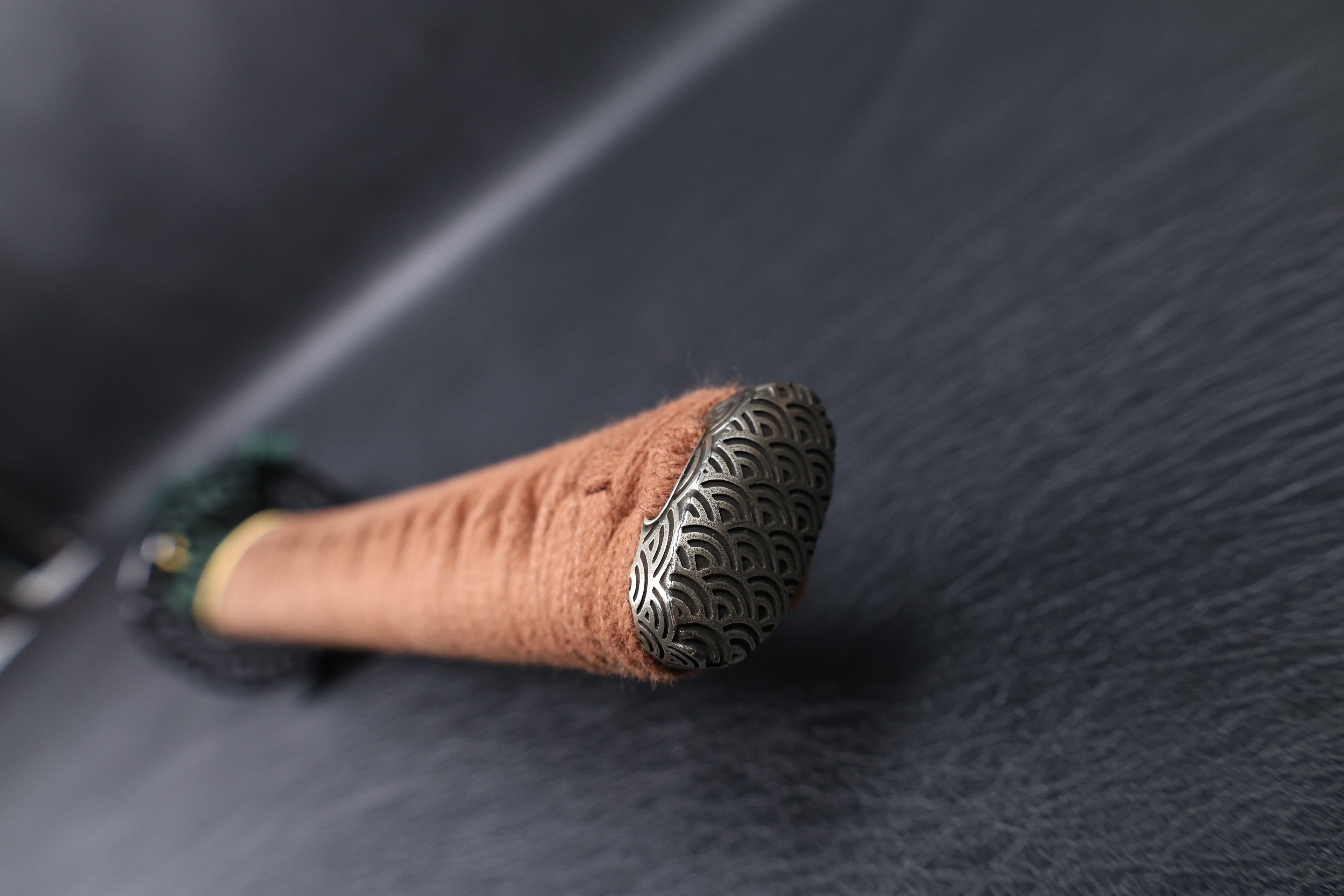 Katana Yoshitsune T10 Clay Tempered Blade with Notare Wave Hamon | KSA Huo