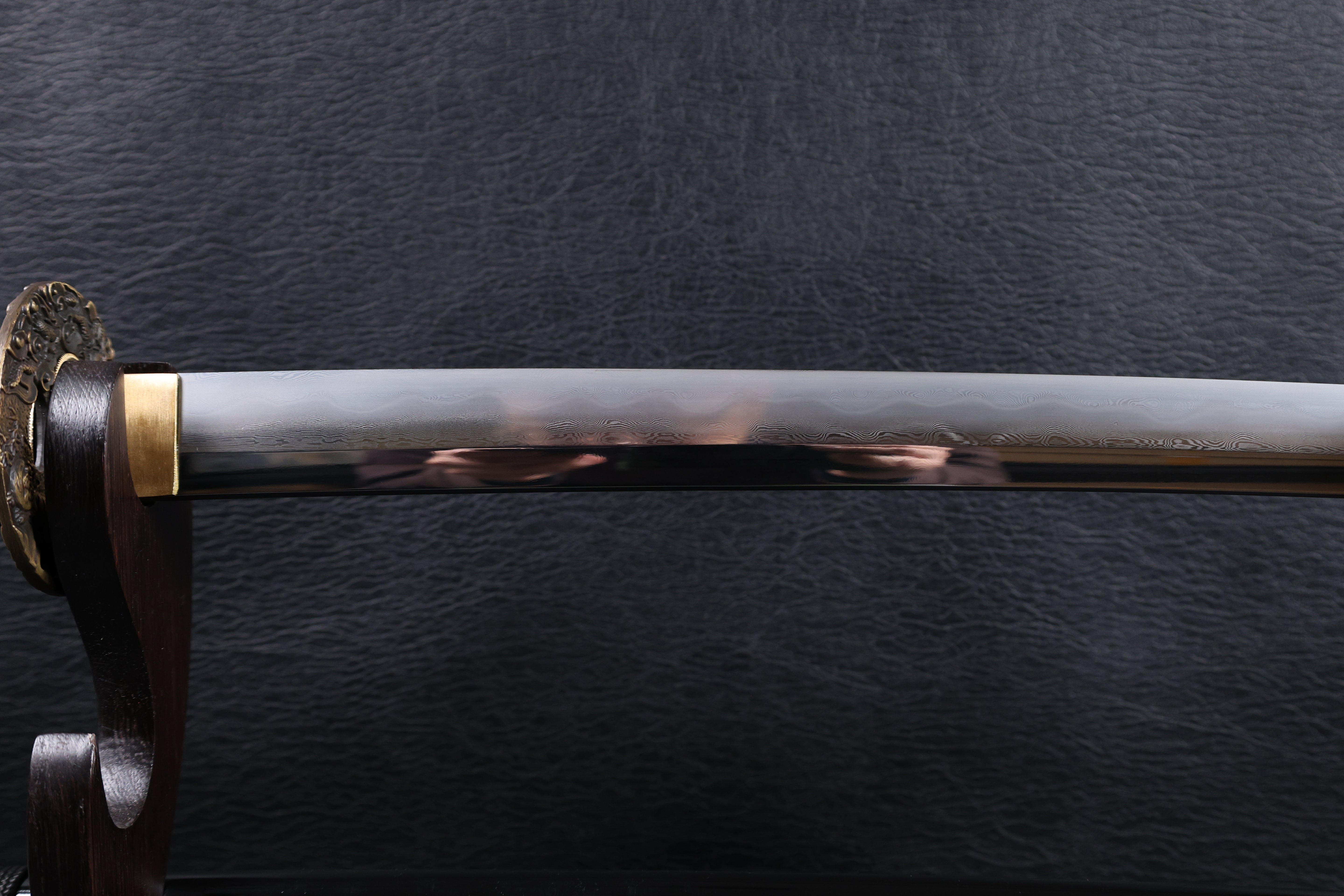 Katana Nagamasa Folded Steel Clay Tempered Blade with Sanbonsugi Hamon | KSA Hua