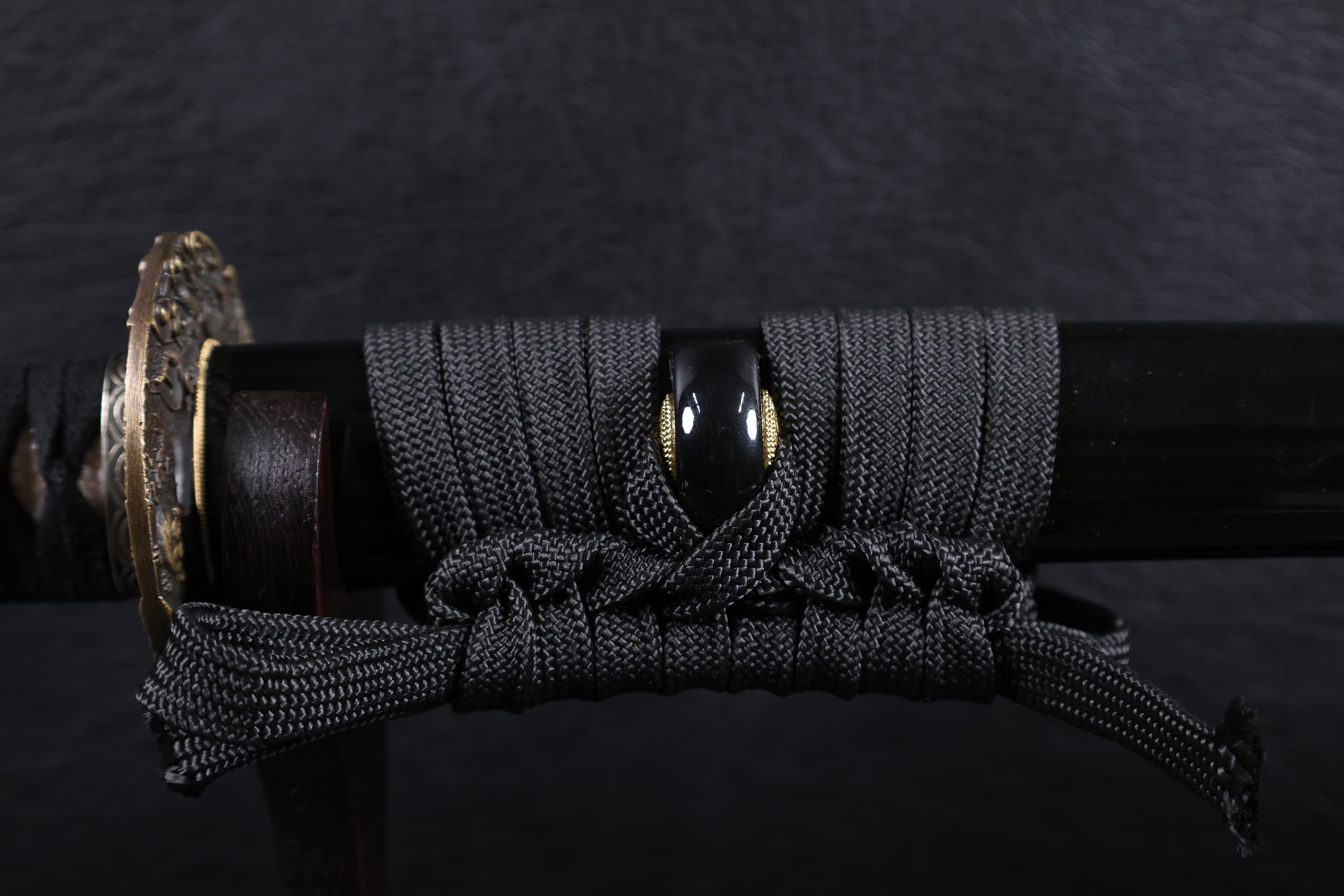 Katana Nagamasa Folded Steel Clay Tempered Blade with Sanbonsugi Hamon | KSA Hua