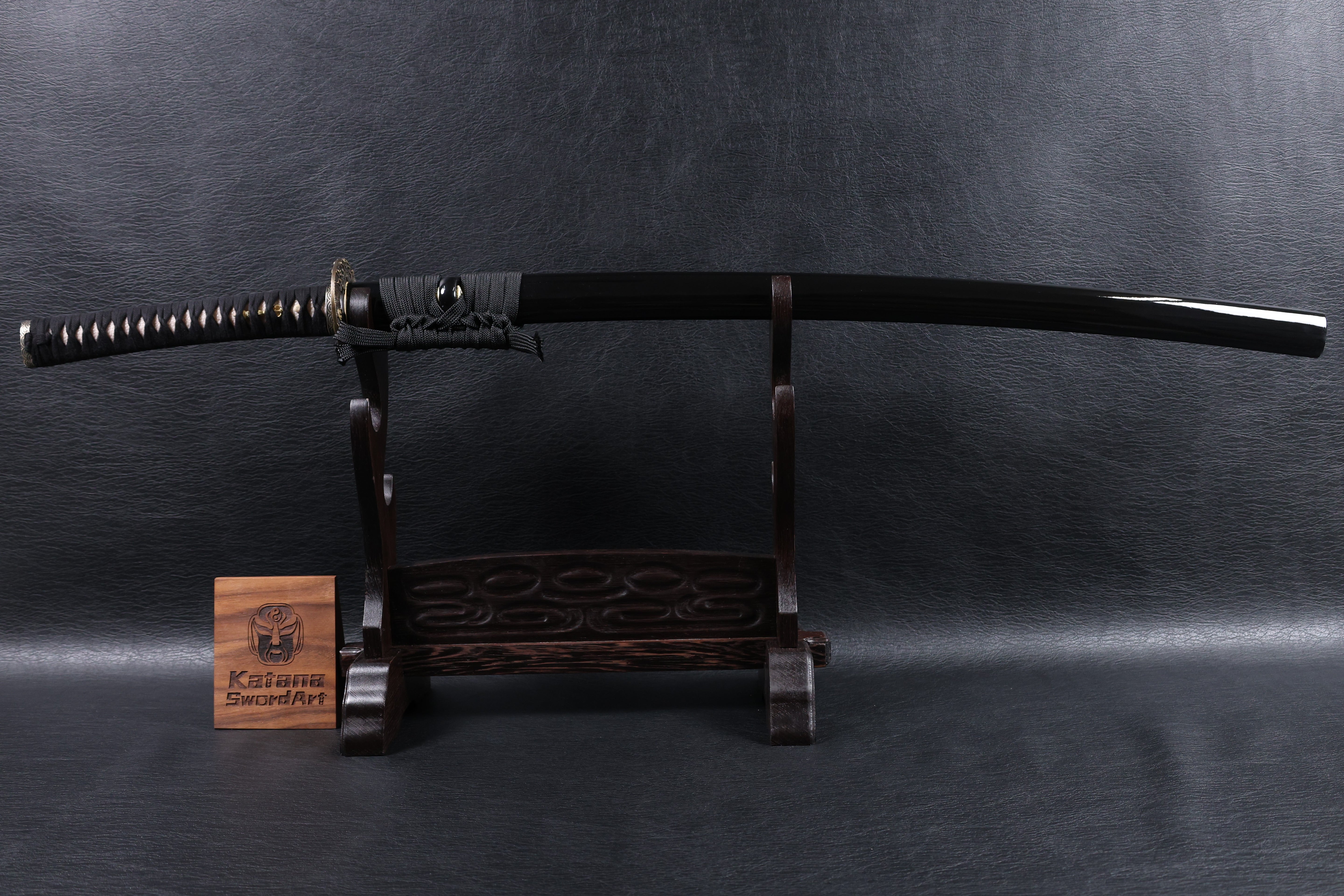 Katana Nagamasa Folded Steel Clay Tempered Blade with Sanbonsugi Hamon | KSA Hua
