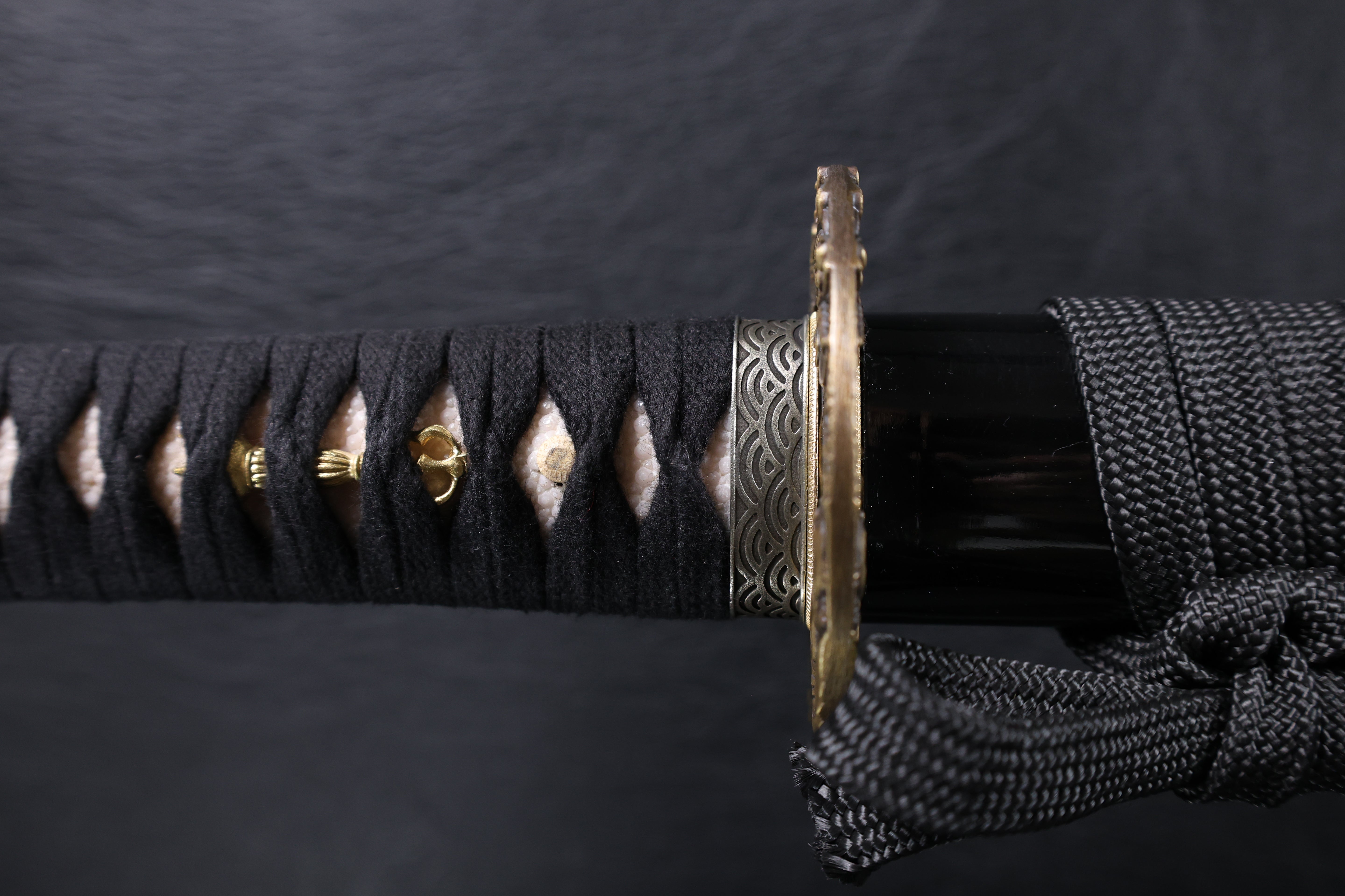 Katana Nagamasa Folded Steel Clay Tempered Blade with Sanbonsugi Hamon | KSA Hua