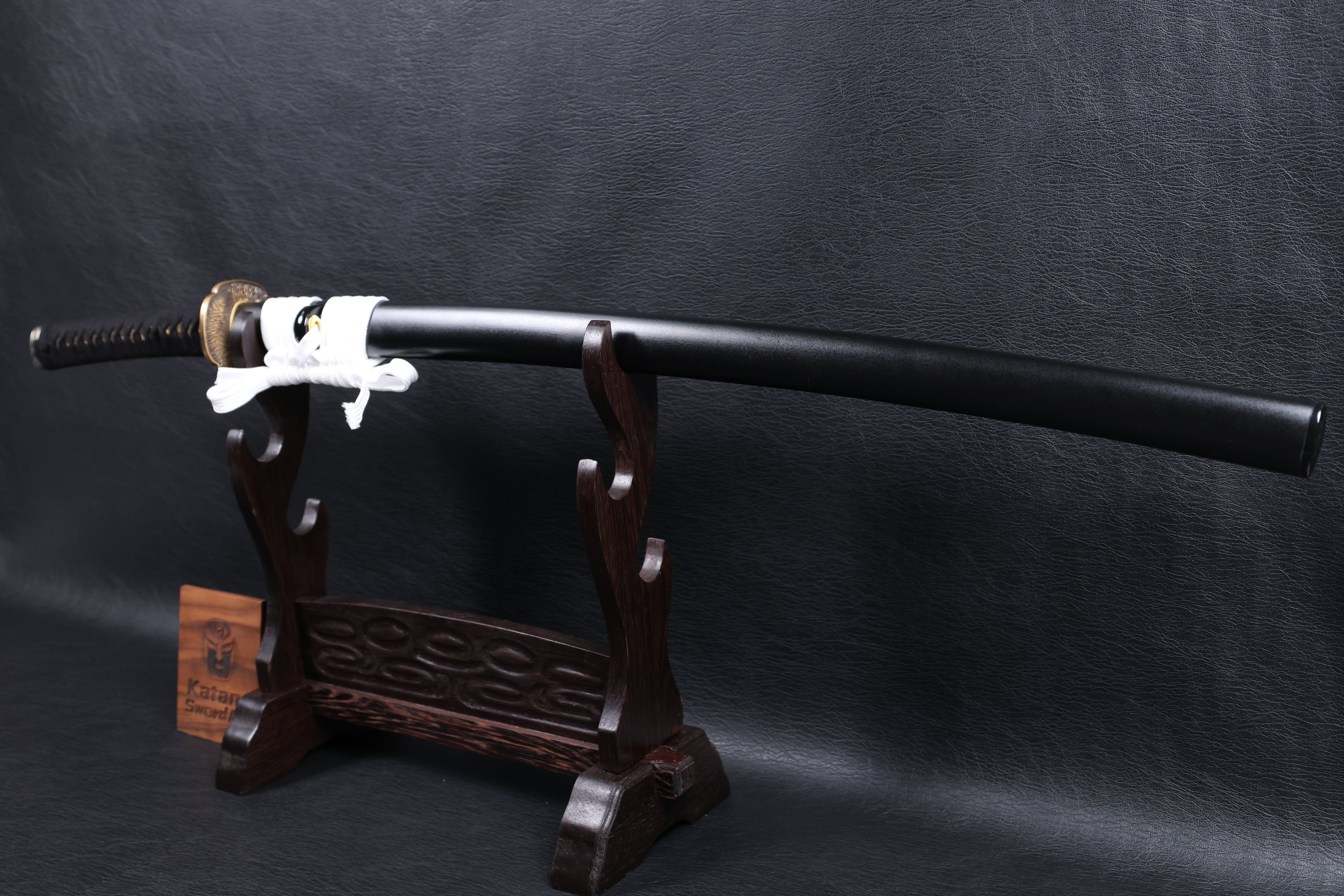 Katana Yoshikage Folded Steel Clay Tempered Blade with Sanbonsugi Hamon | KSA Jiang