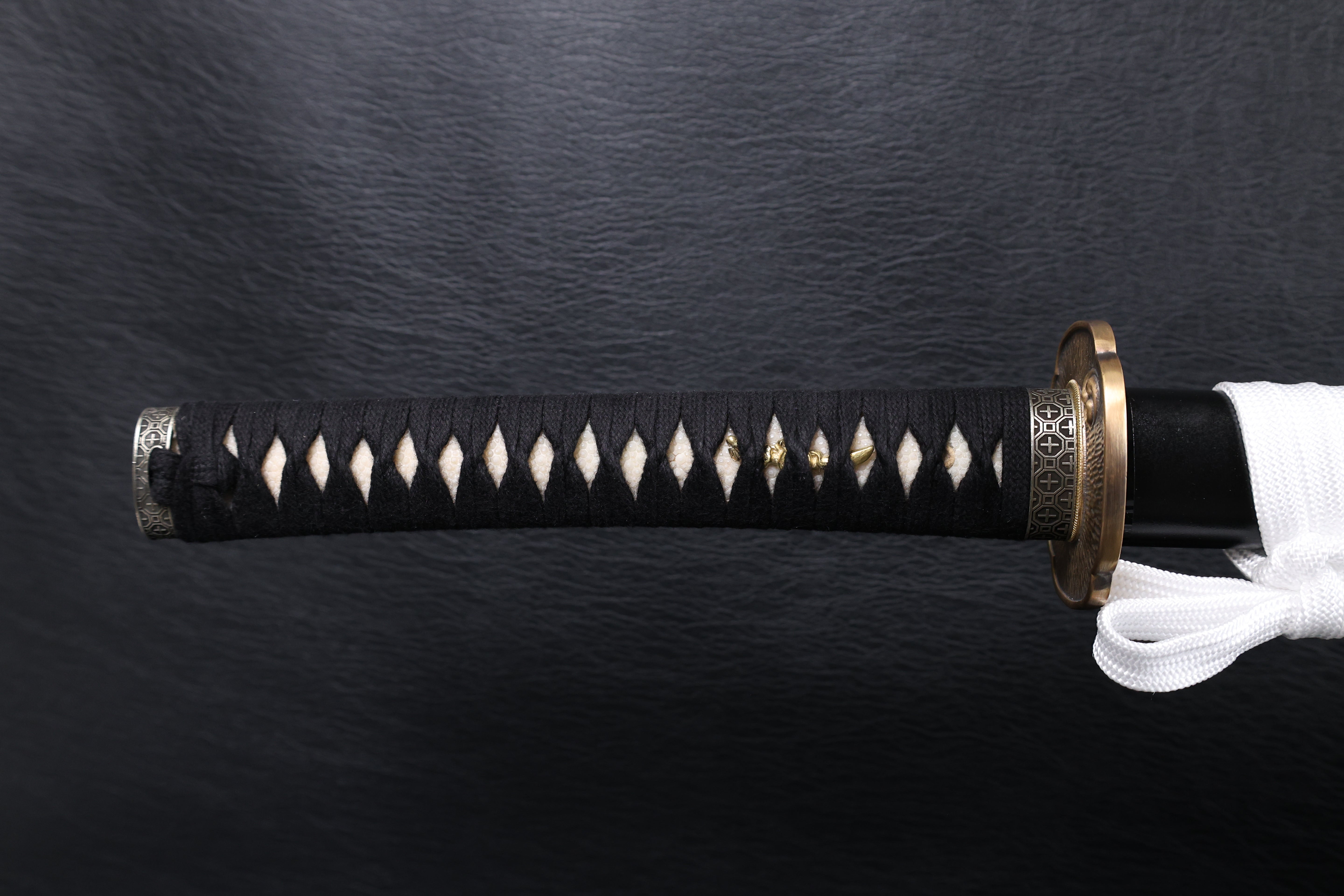 Katana Yoshikage Folded Steel Clay Tempered Blade with Sanbonsugi Hamon | KSA Jiang
