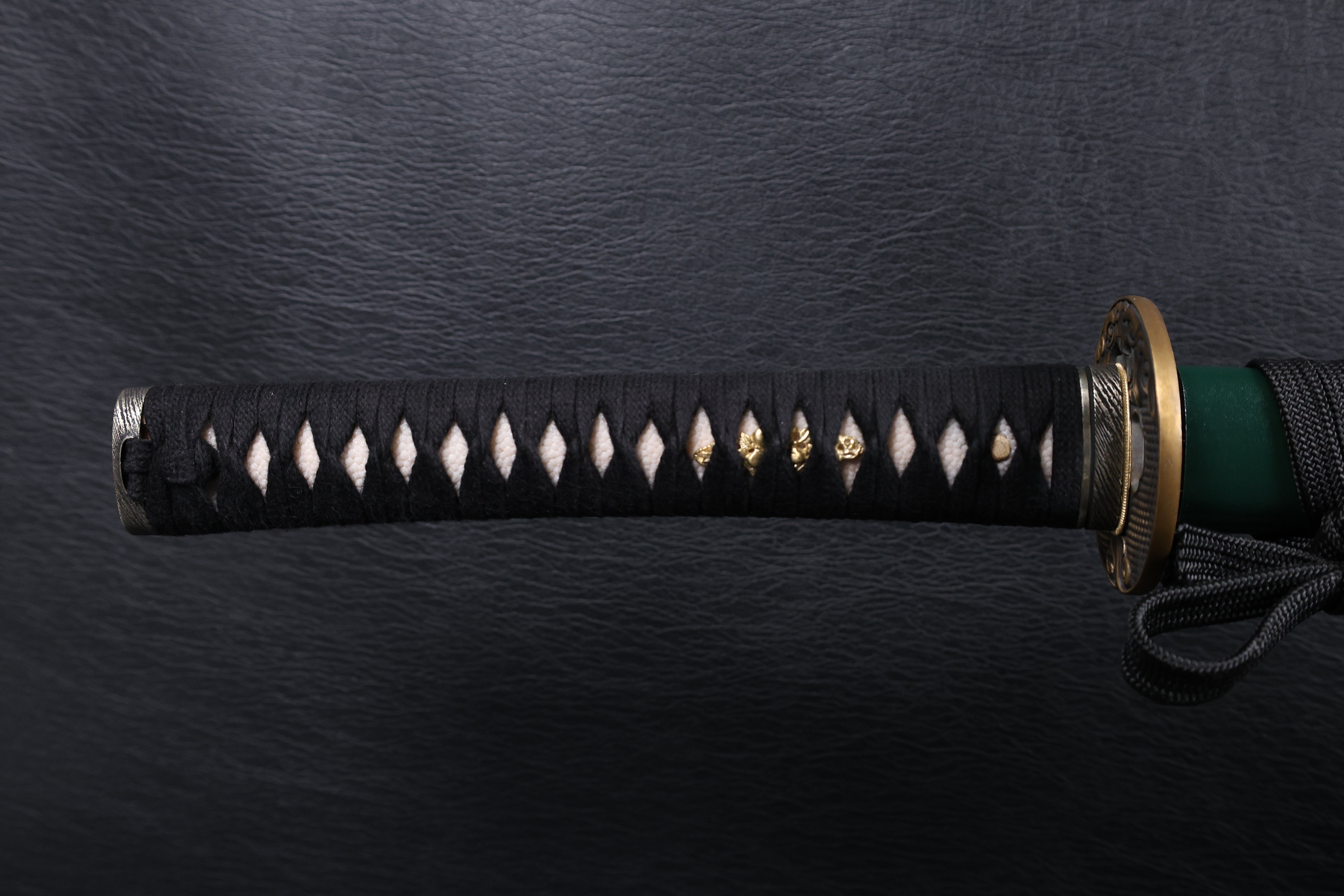 Katana Dōsan Folded Steel Clay Tempered Blade with Sanbonsugi Hamon | KSA Jiang