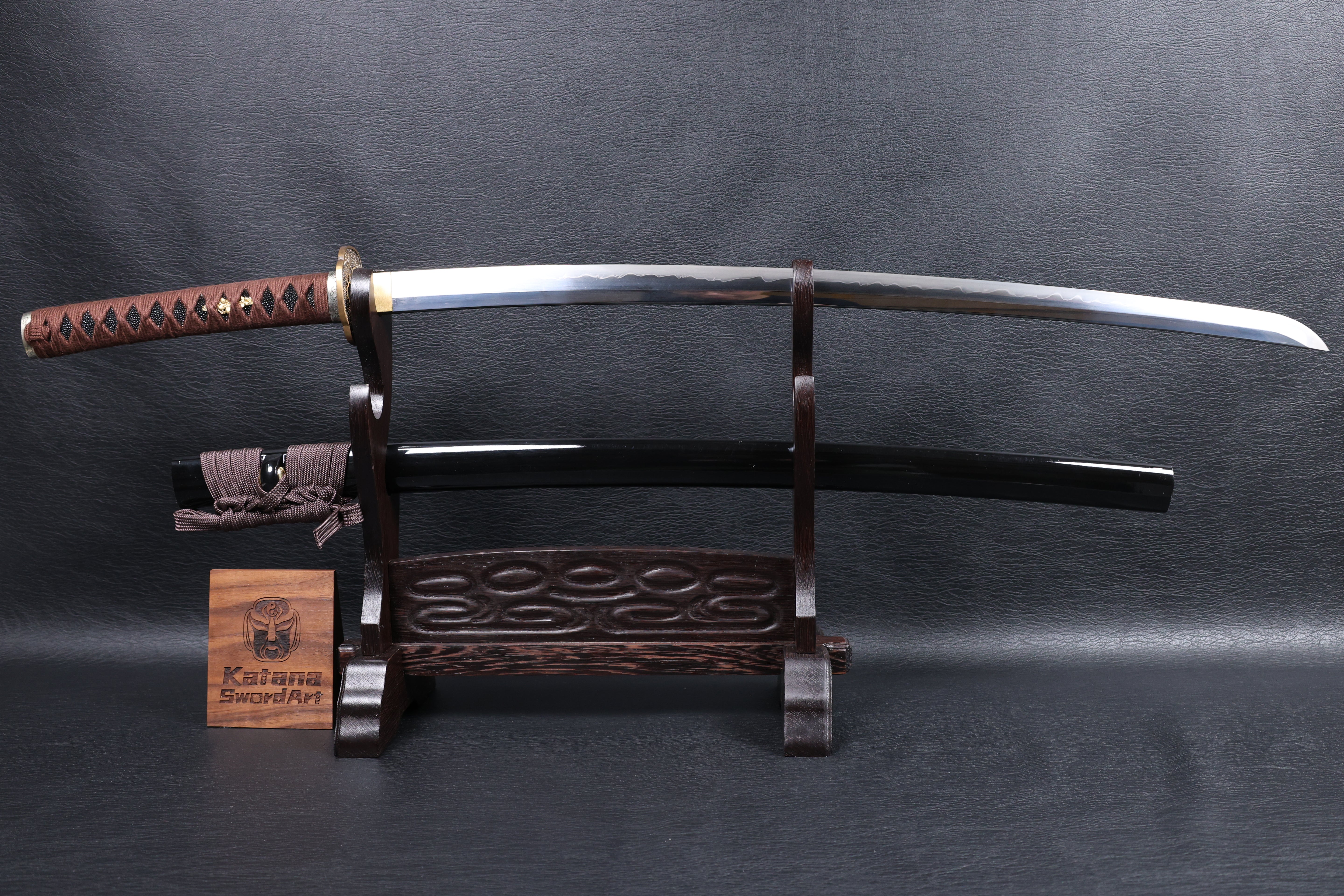Katana Kanetsugu T10 Clay Tempered Blade with Notare Hamon | KSA Huo