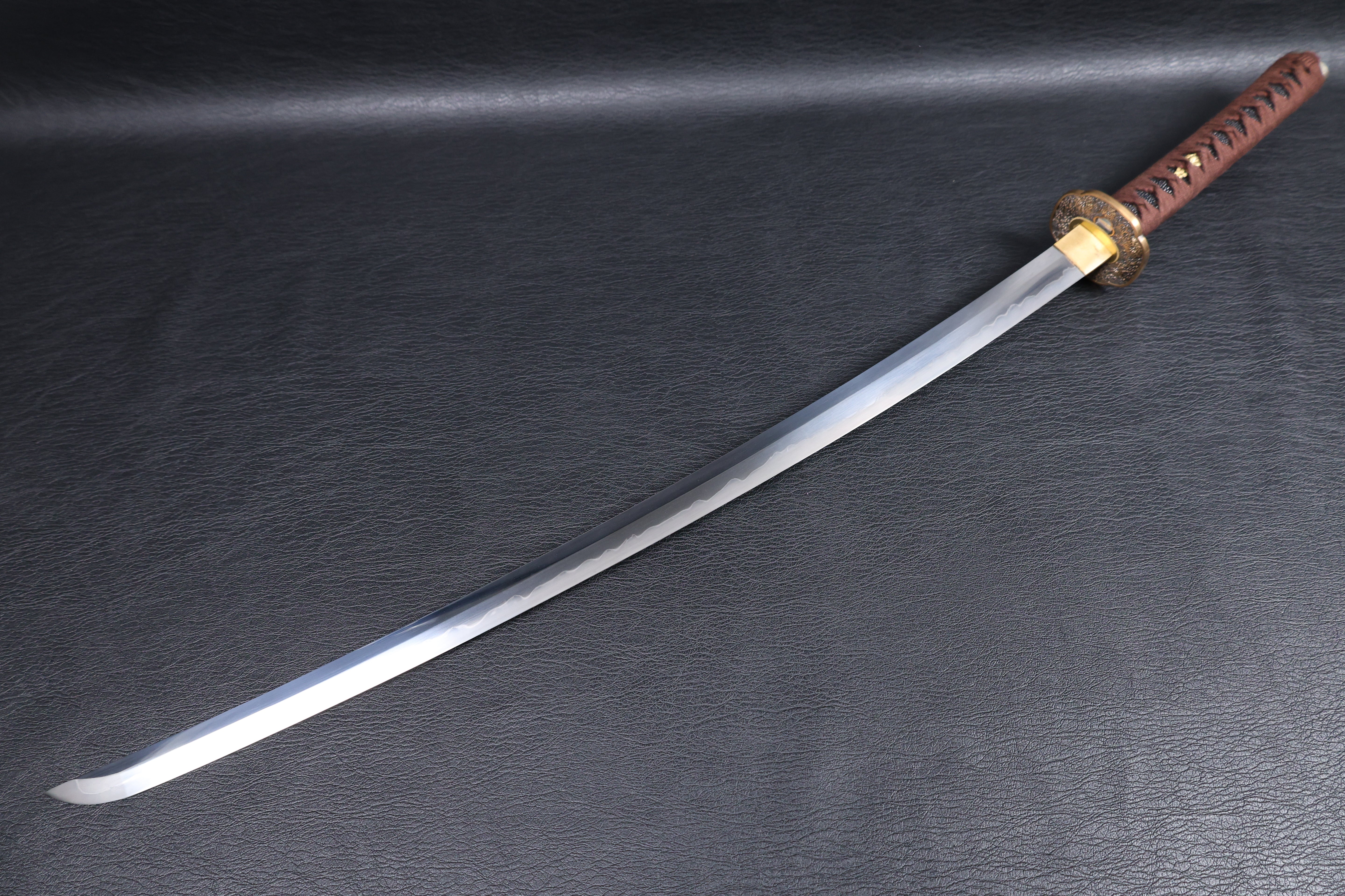 Katana Kanetsugu T10 Clay Tempered Blade with Notare Hamon | KSA Huo