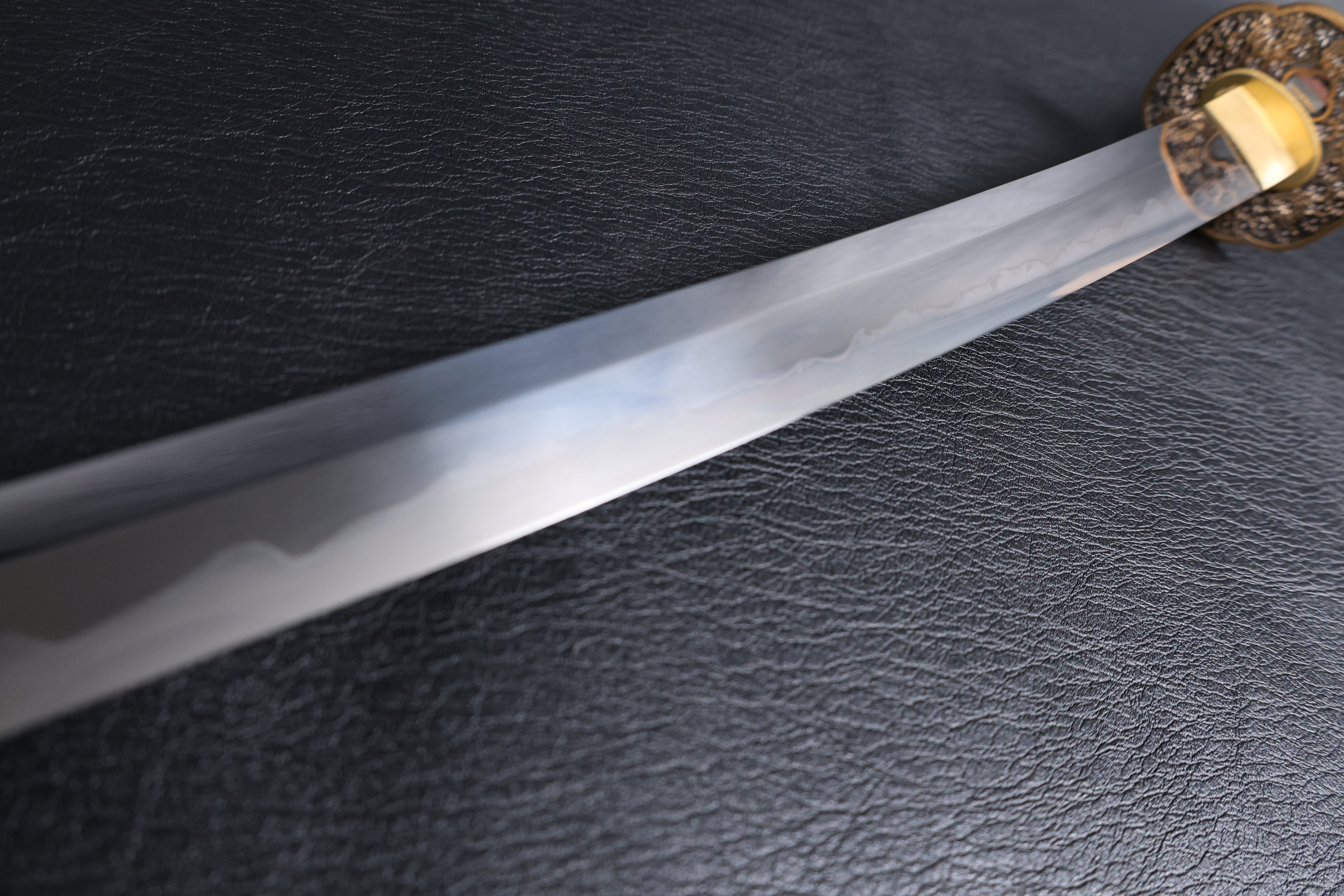 Katana Kanetsugu T10 Clay Tempered Blade with Notare Hamon | KSA Huo