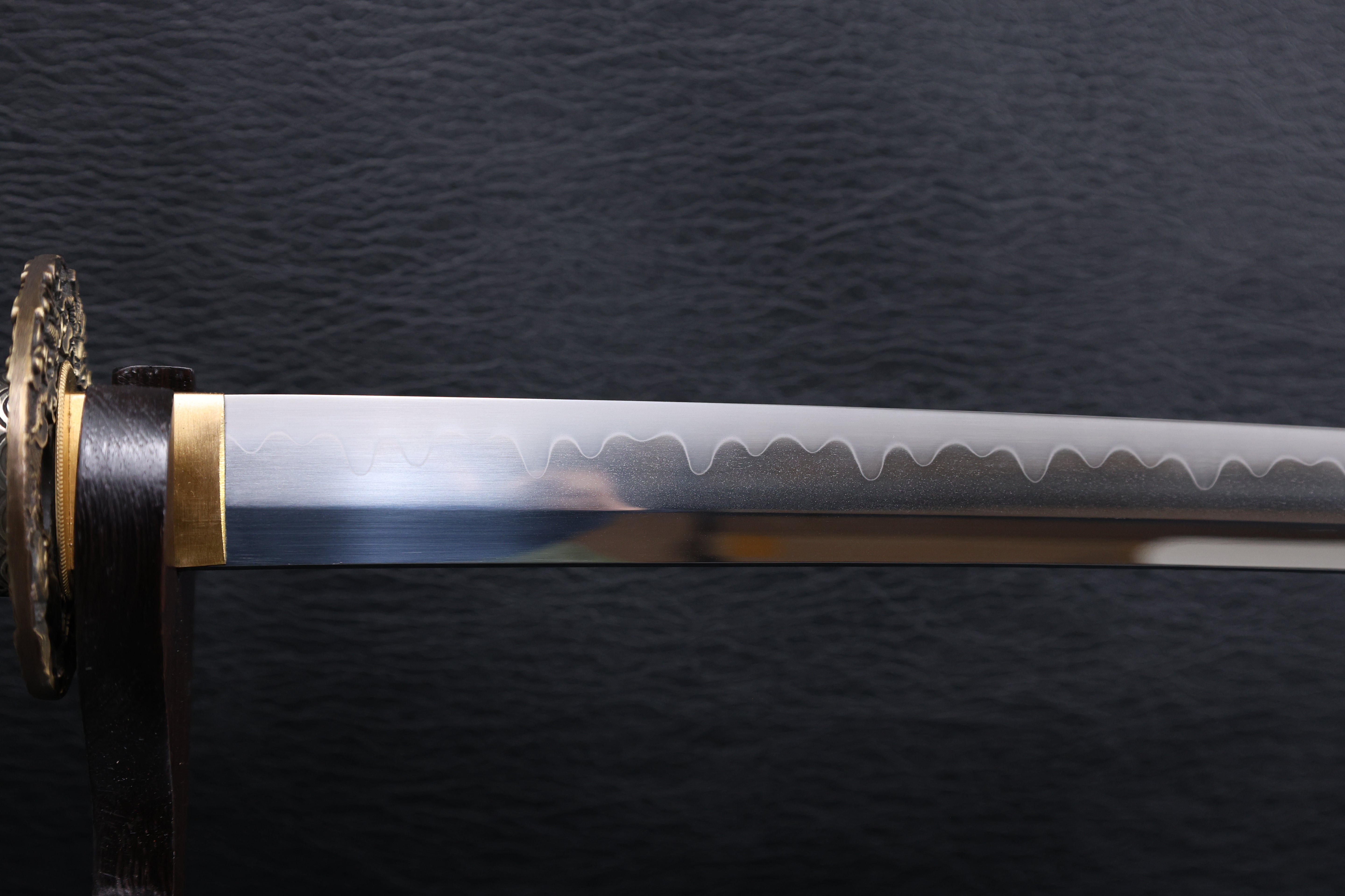 Katana Masayuki T10 Clay Tempered Blade with Sanbonsugi Hamon | KSA Huo
