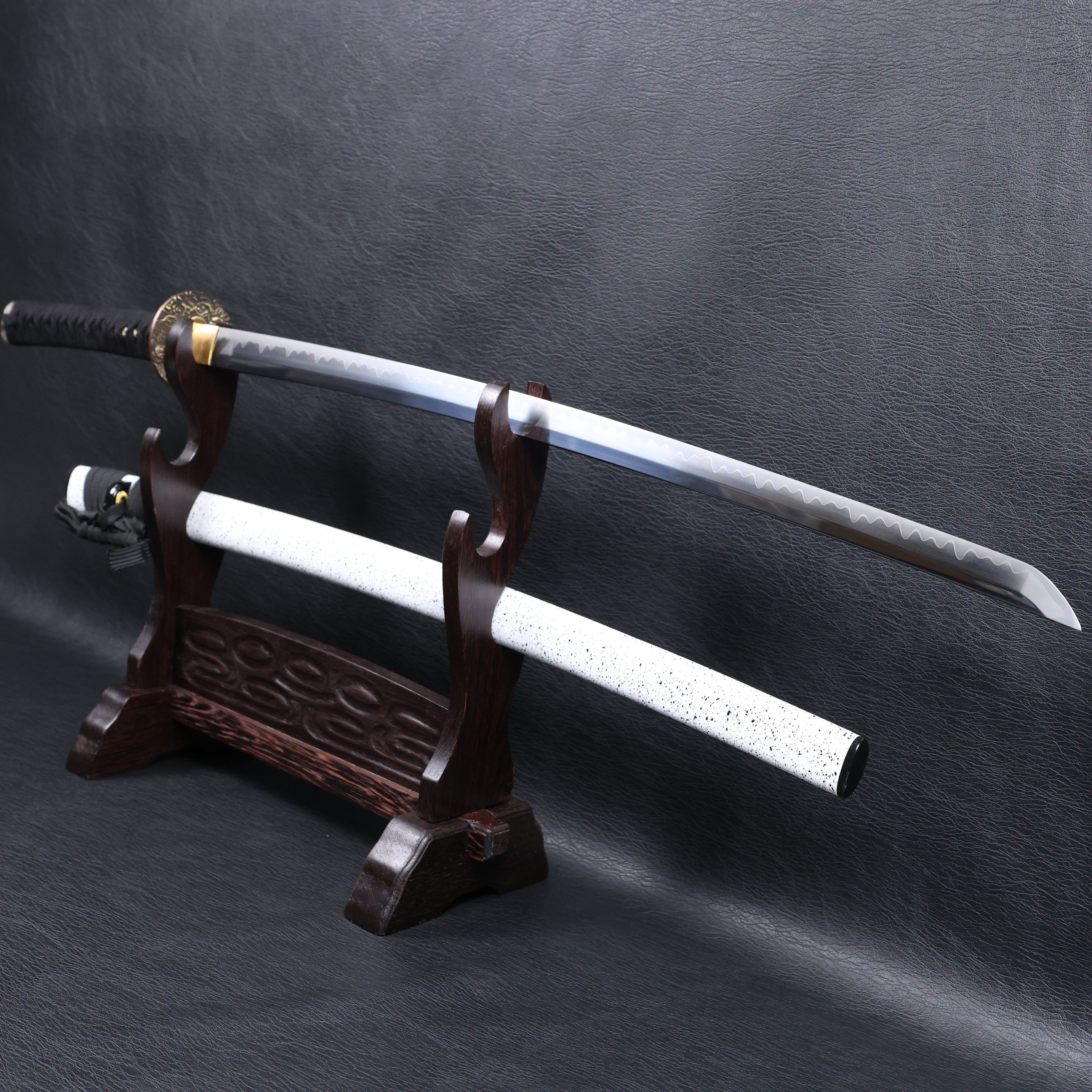 Katana Masayuki T10 Clay Tempered Blade with Sanbonsugi Hamon | KSA Huo