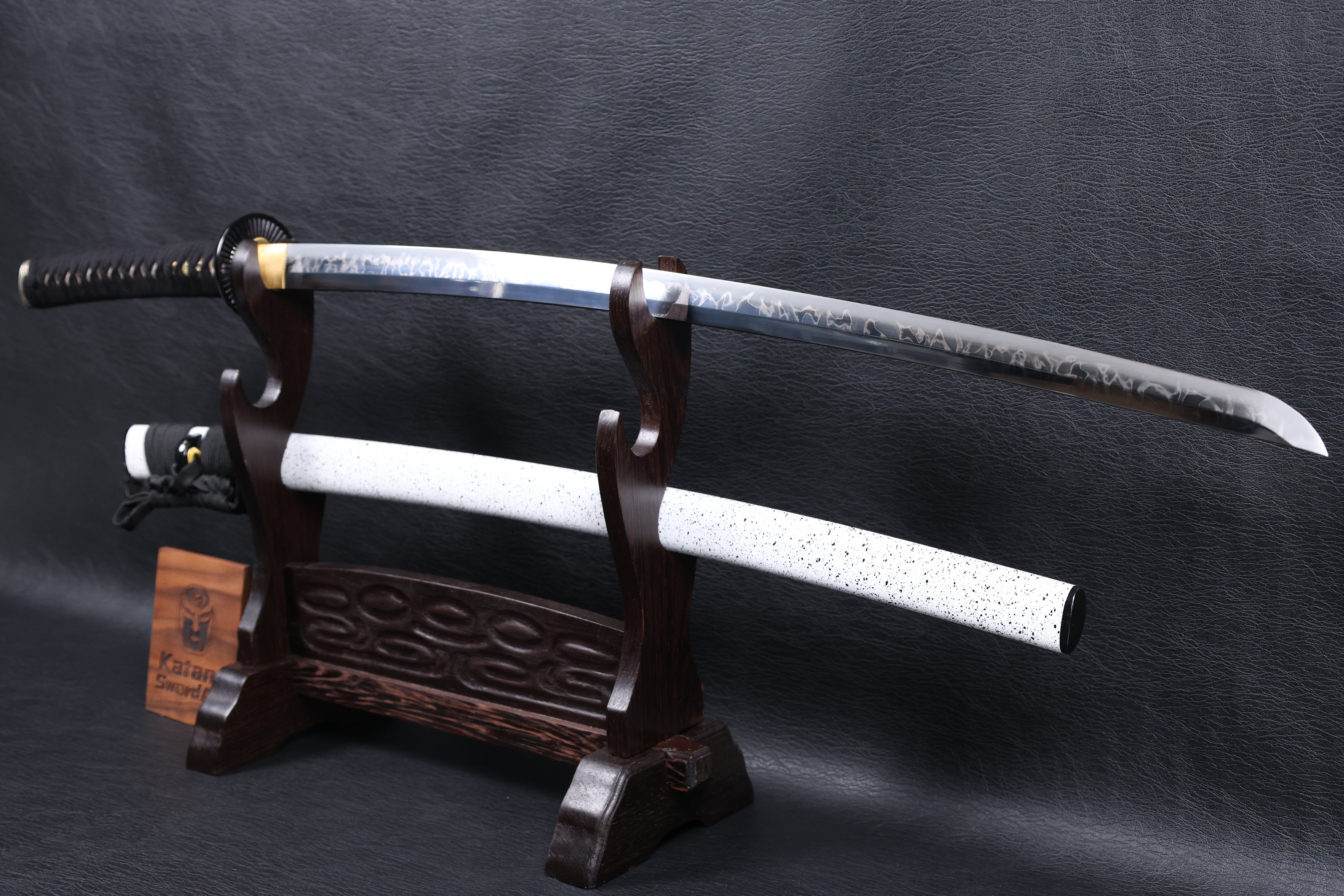 Katana Motochika T10 Clay Tempered Blade with Hitatsura Hamon | KSA Jiang