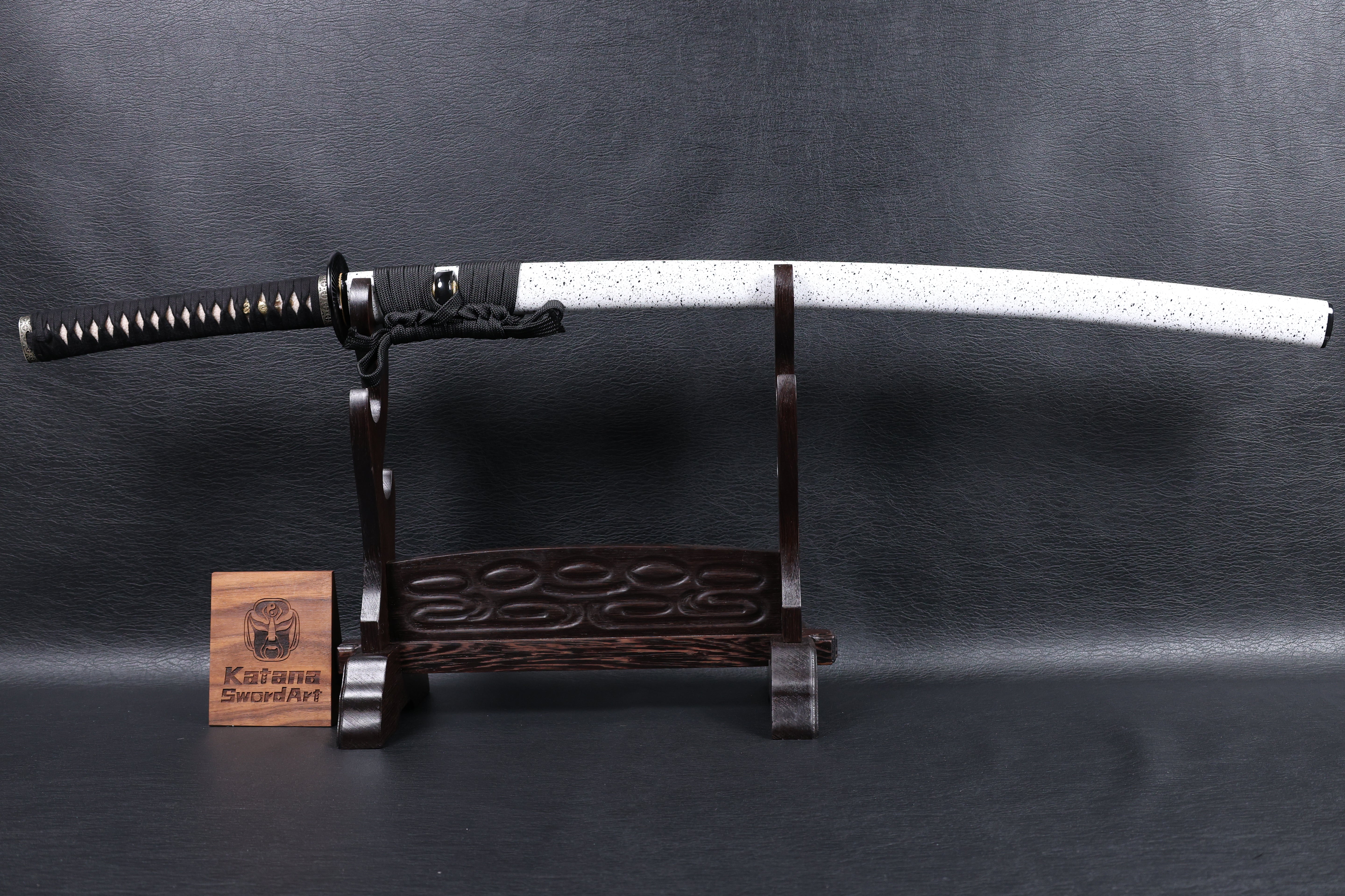 Katana Motochika T10 Clay Tempered Blade with Hitatsura Hamon | KSA Jiang