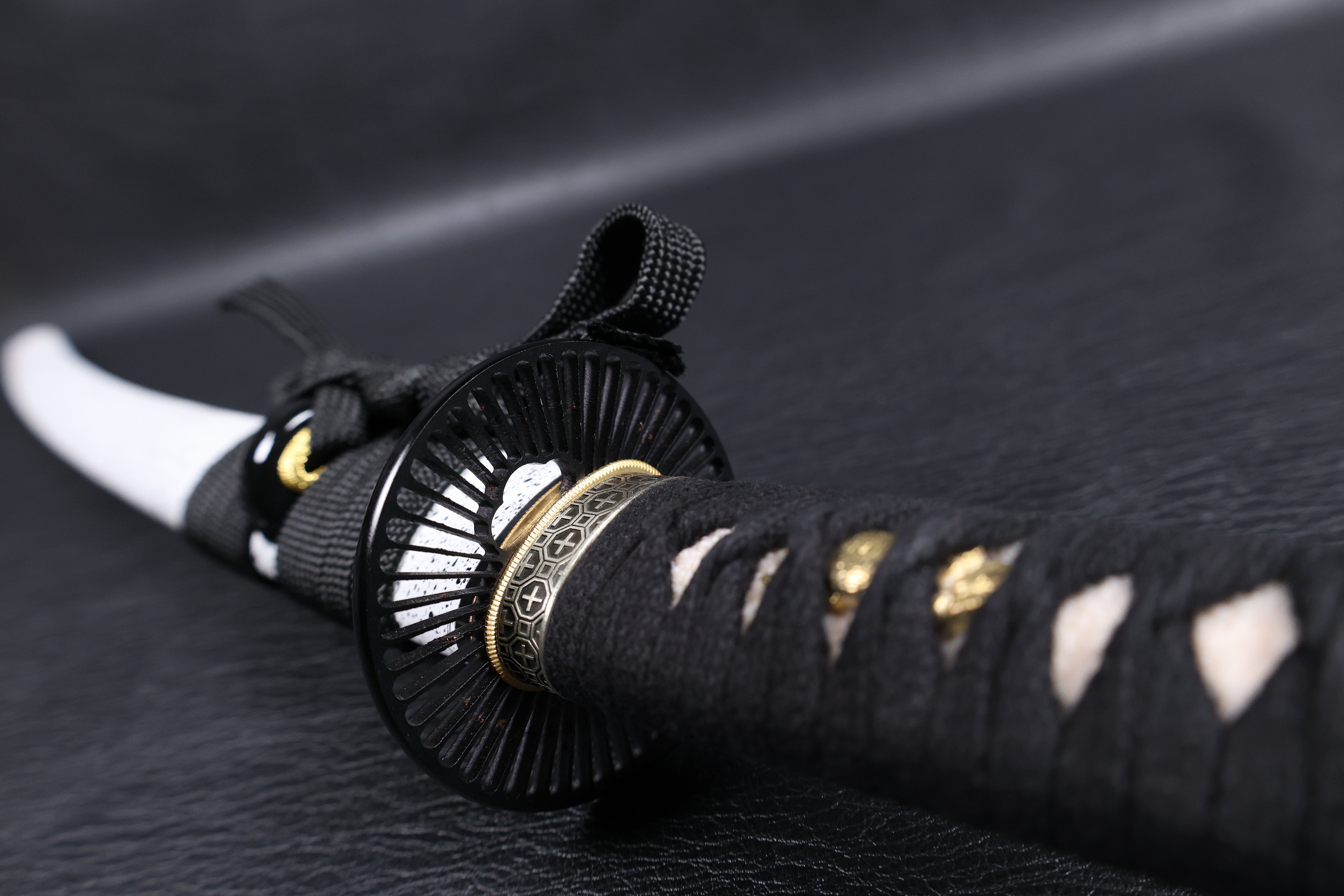 Katana Motochika T10 Clay Tempered Blade with Hitatsura Hamon | KSA Jiang