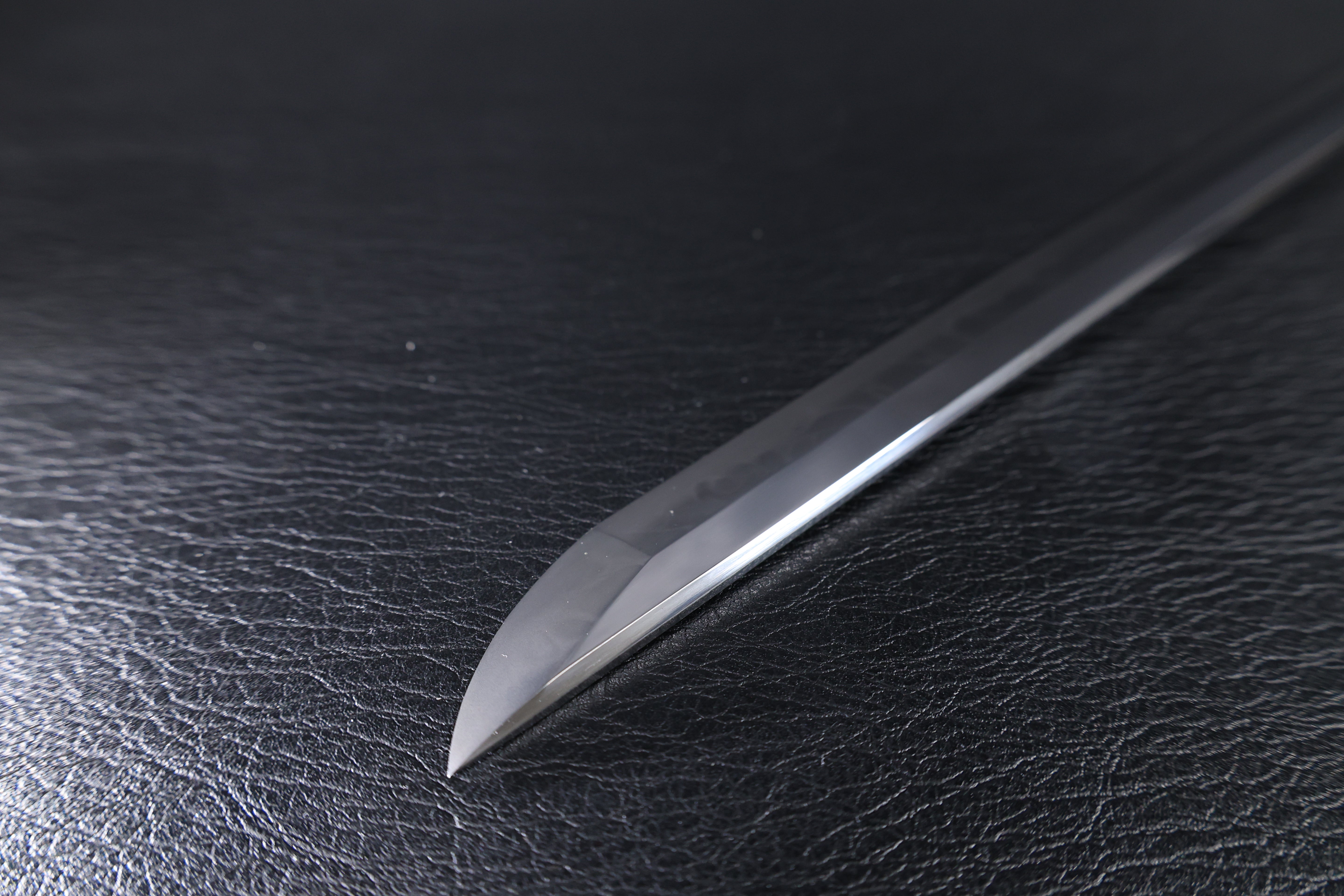 Katana Motochika T10 Clay Tempered Blade with Hitatsura Hamon | KSA Jiang