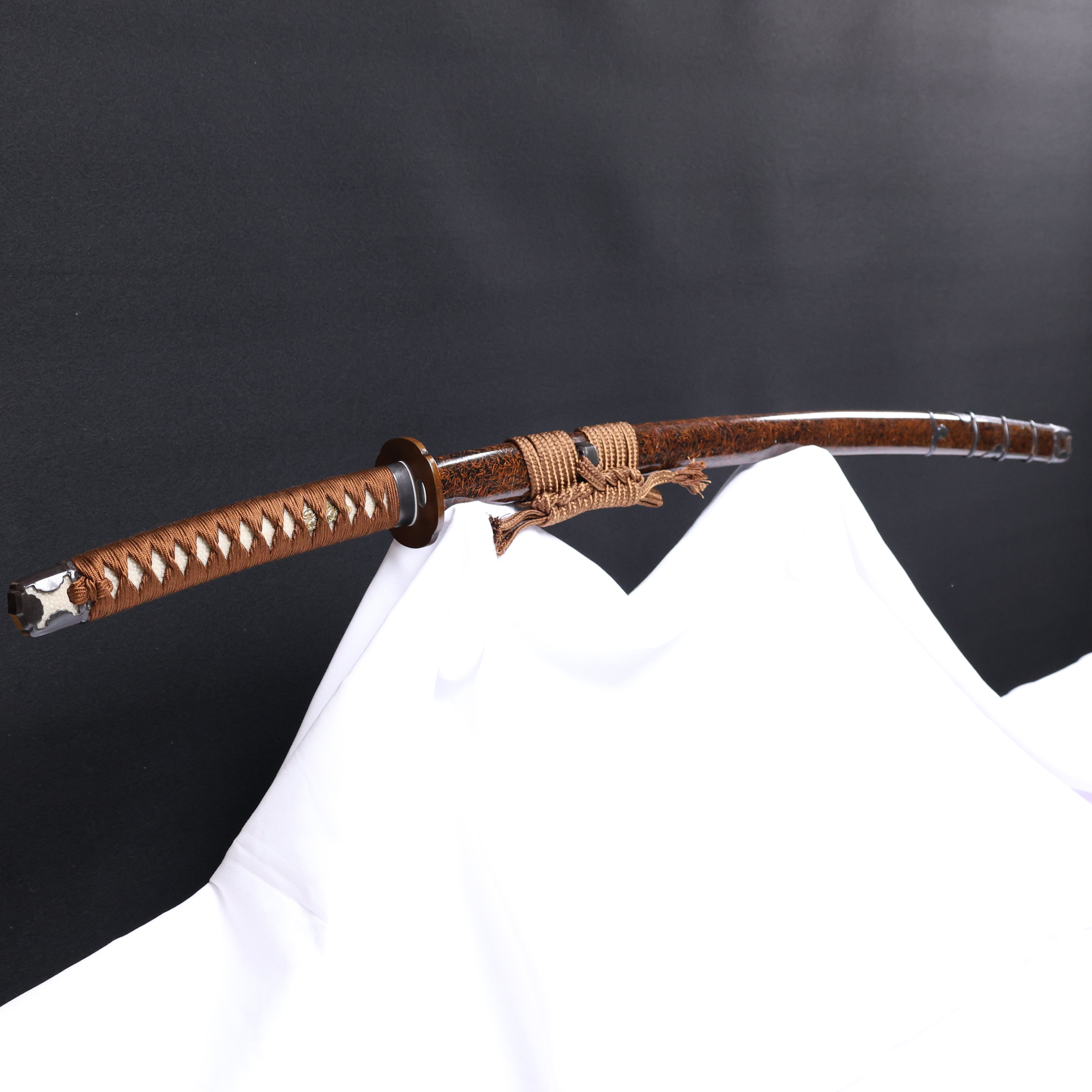 Katana Blazing Sun Oroshigane Kobuse Blade Jojaku Koshirae 炎陽 | TangGu Sword 2