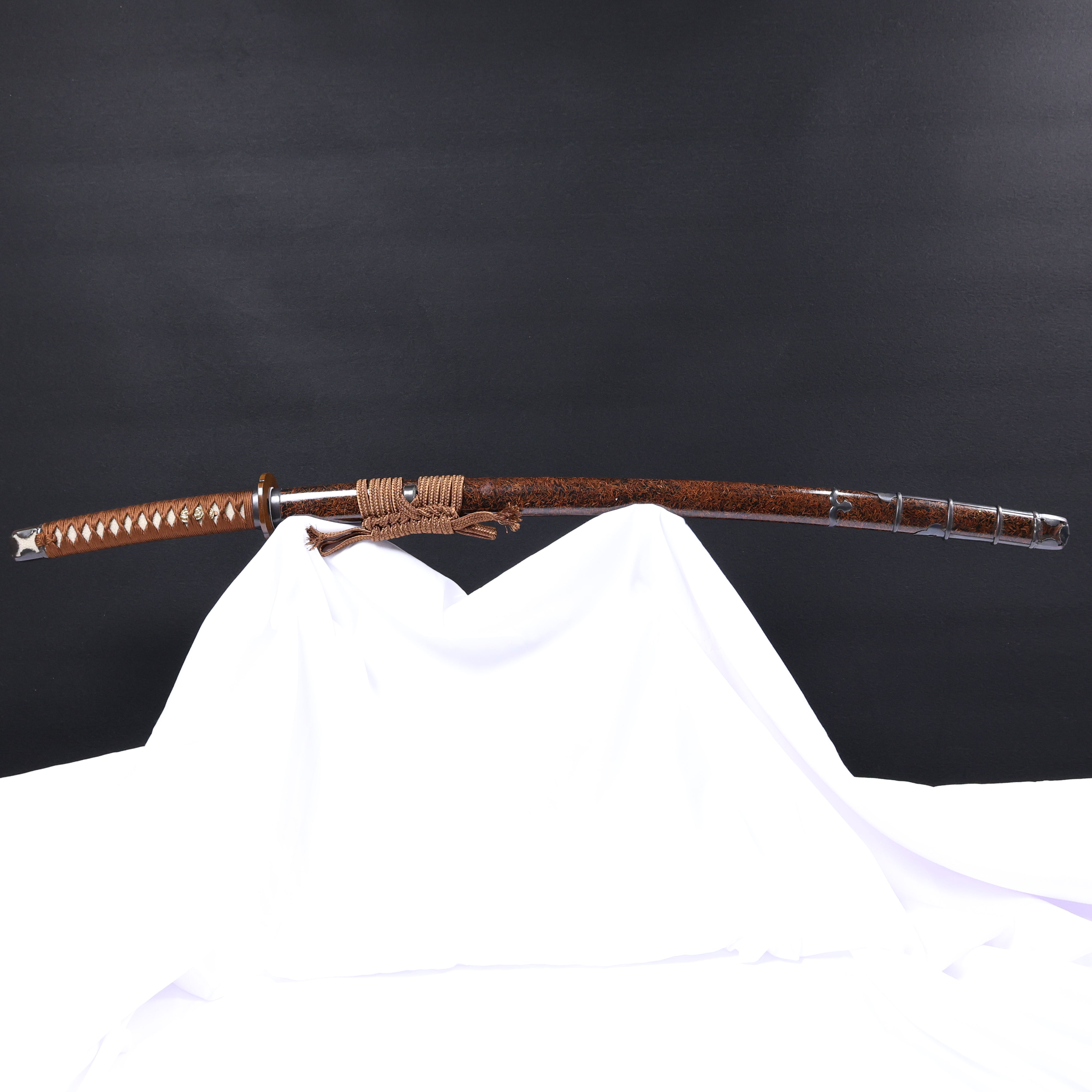 Katana Blazing Sun Oroshigane Kobuse Blade Jojaku Koshirae 炎陽 | TangGu Sword 2