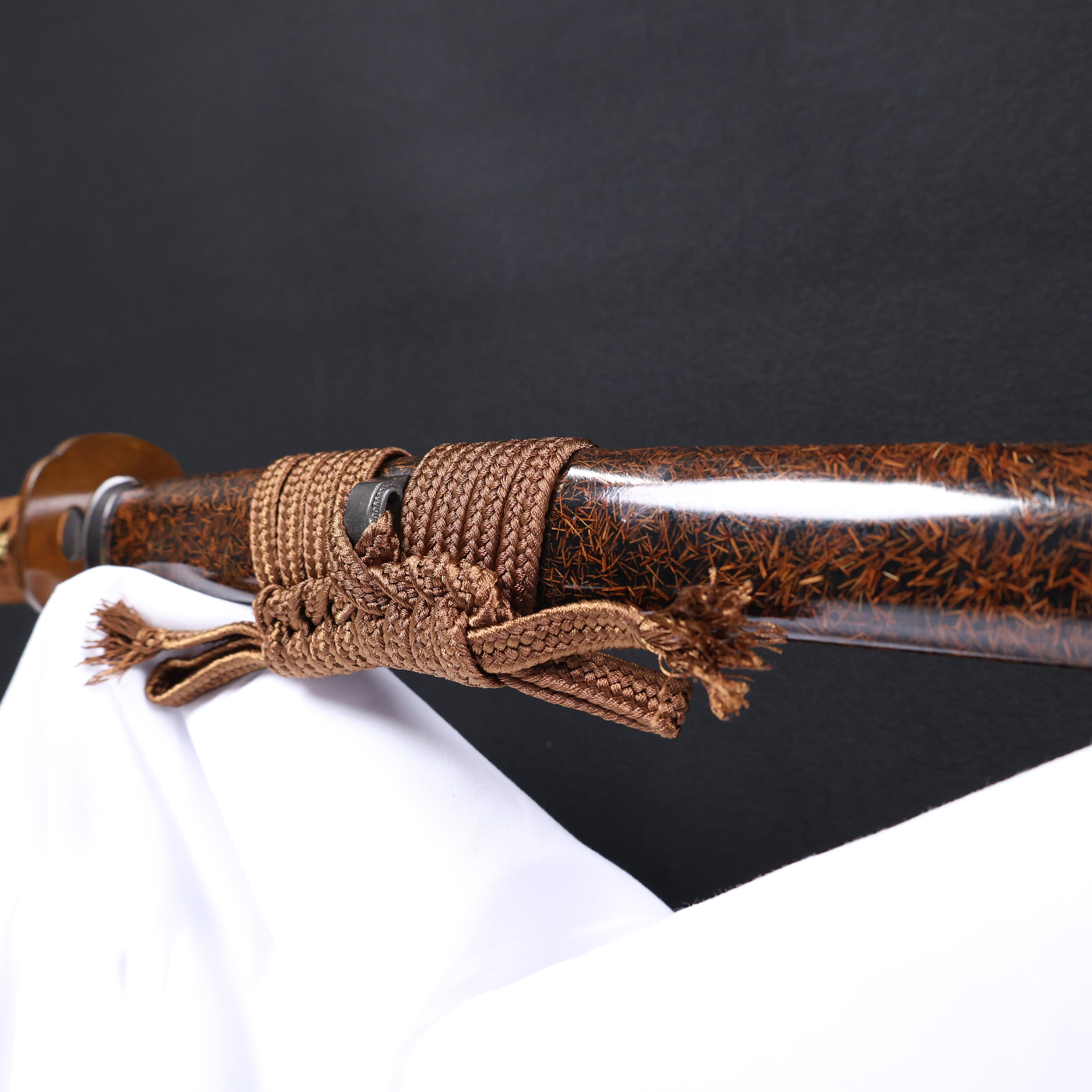 Katana Blazing Sun Oroshigane Kobuse Blade Jojaku Koshirae 炎陽 | TangGu Sword 2