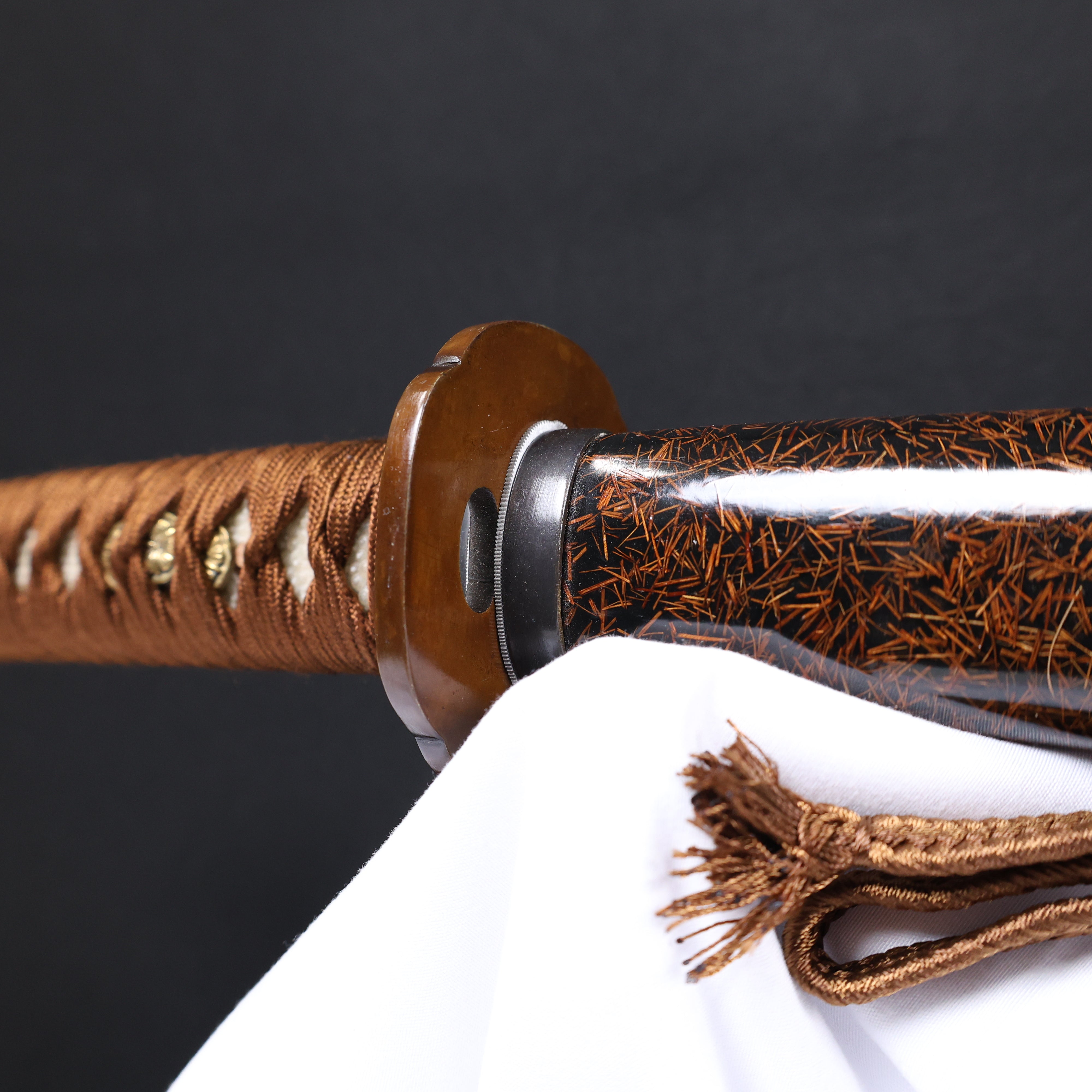 Katana Blazing Sun Oroshigane Kobuse Blade Jojaku Koshirae 炎陽 | TangGu Sword 2