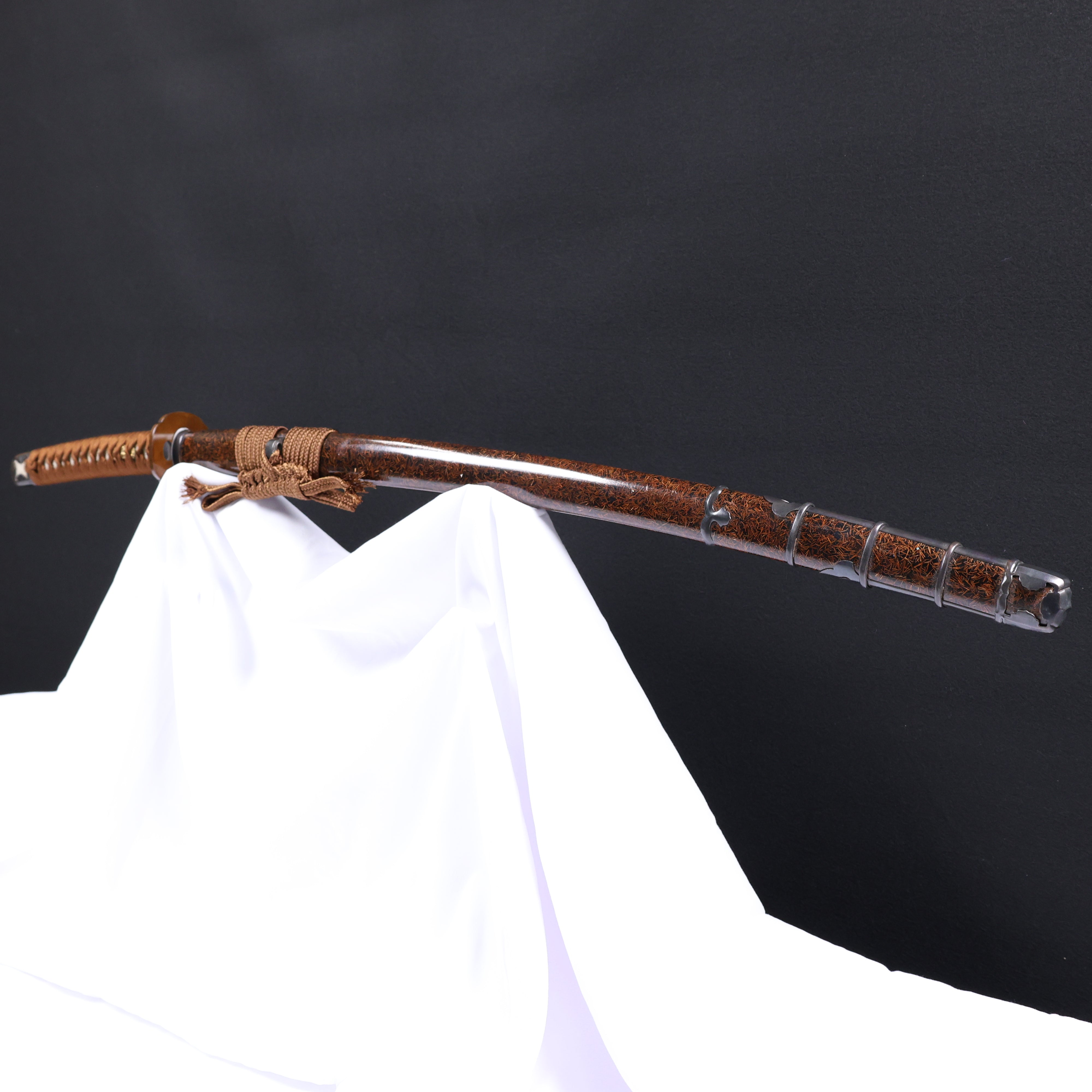 Katana Blazing Sun Oroshigane Kobuse Blade Jojaku Koshirae 炎陽 | TangGu Sword 2