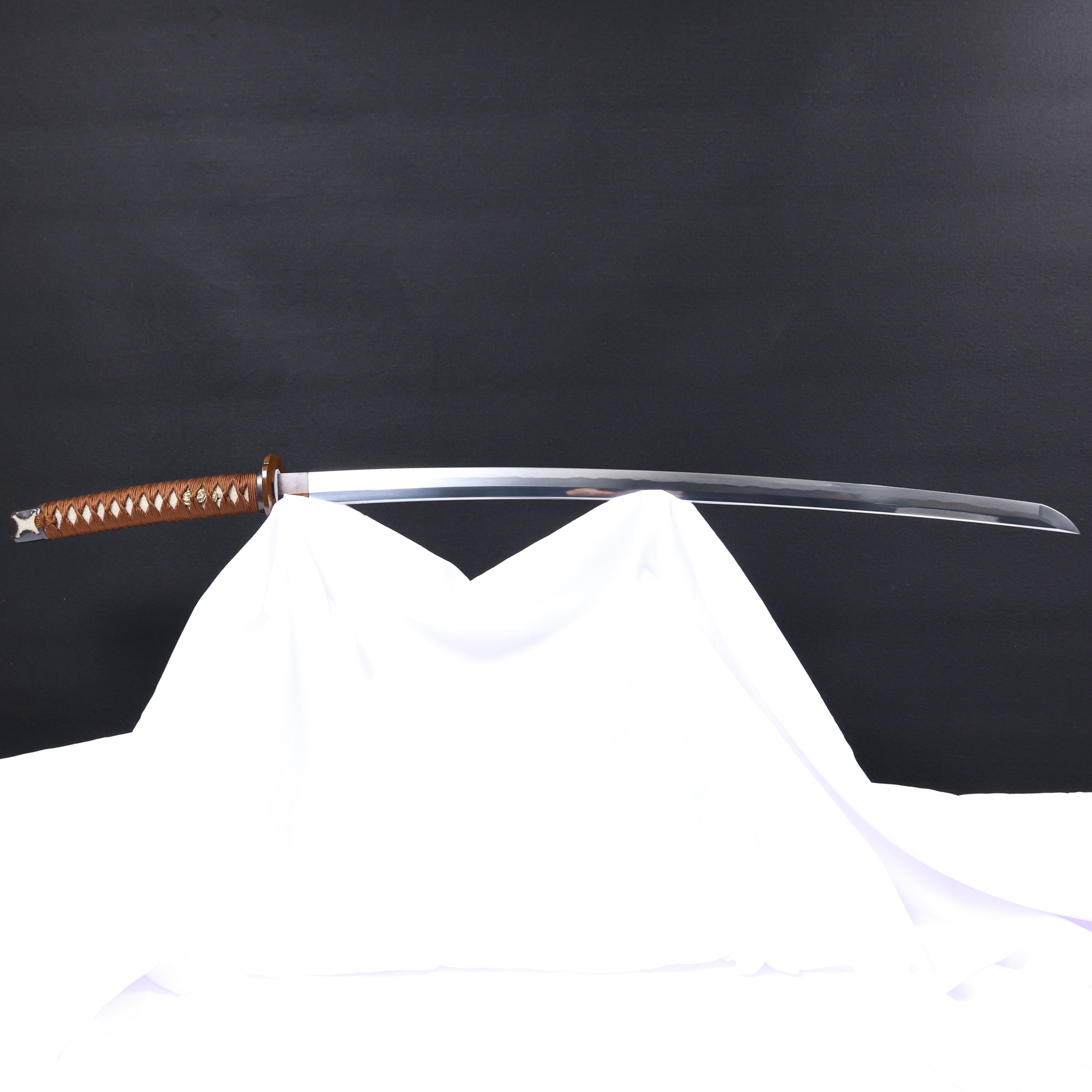 Katana Blazing Sun Oroshigane Kobuse Blade Jojaku Koshirae 炎陽 | TangGu Sword 2