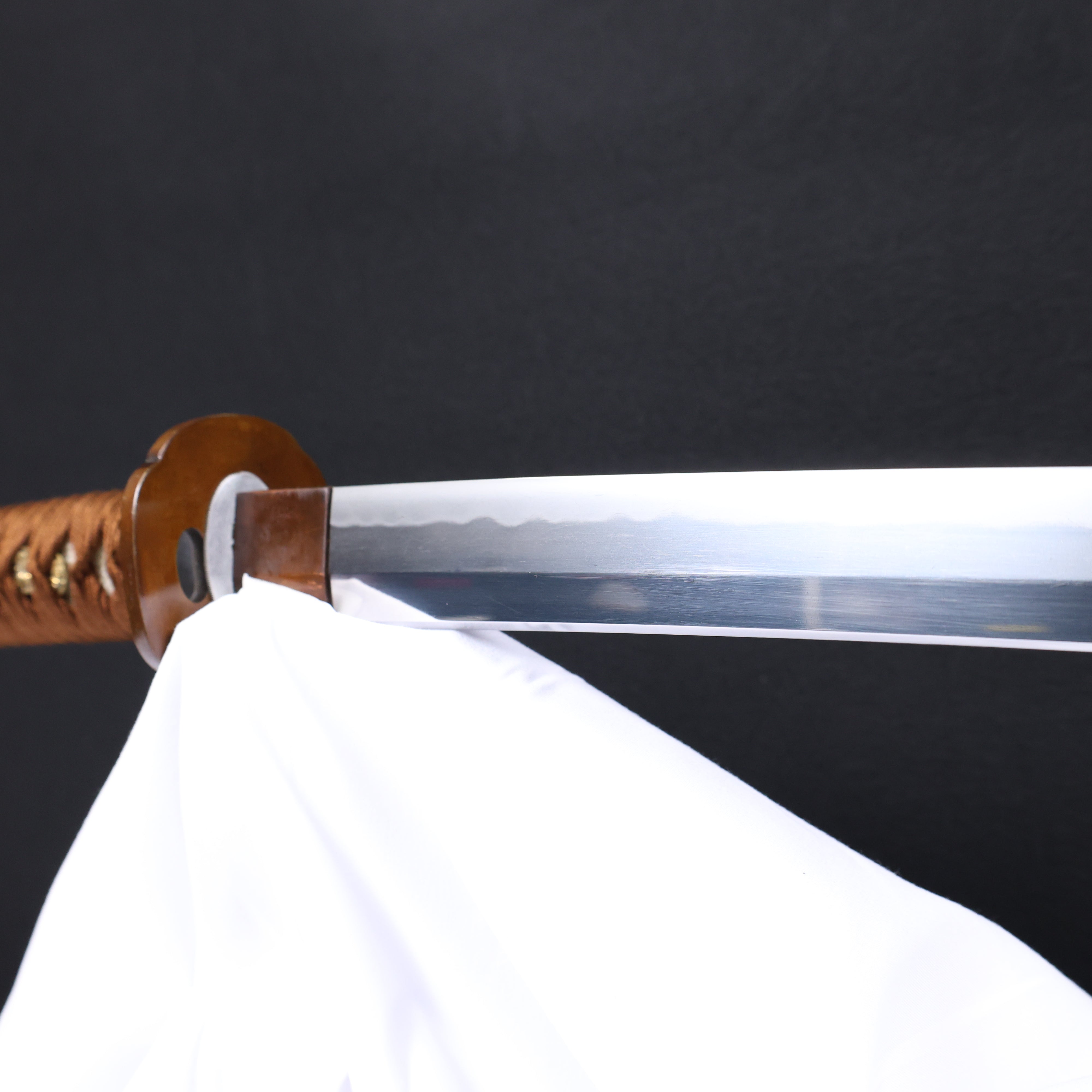 Katana Blazing Sun Oroshigane Kobuse Blade Jojaku Koshirae 炎陽 | TangGu Sword 2