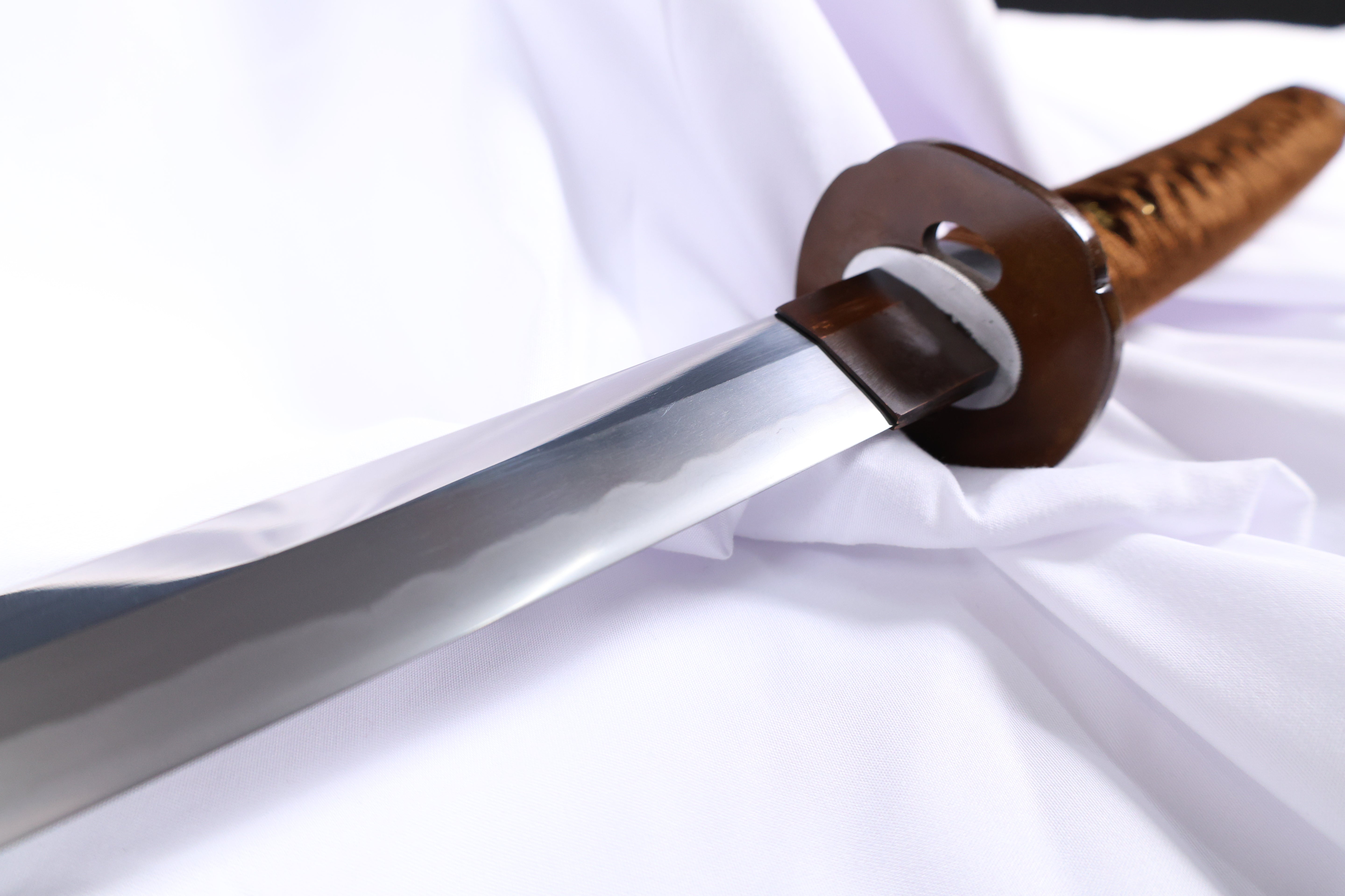 Katana Blazing Sun Oroshigane Kobuse Blade Jojaku Koshirae 炎陽 | TangGu Sword 2