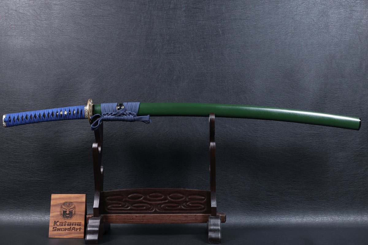 Katana Yasumasa T10 Clay Tempered Blade with Choji Hamon | KSA Jiang