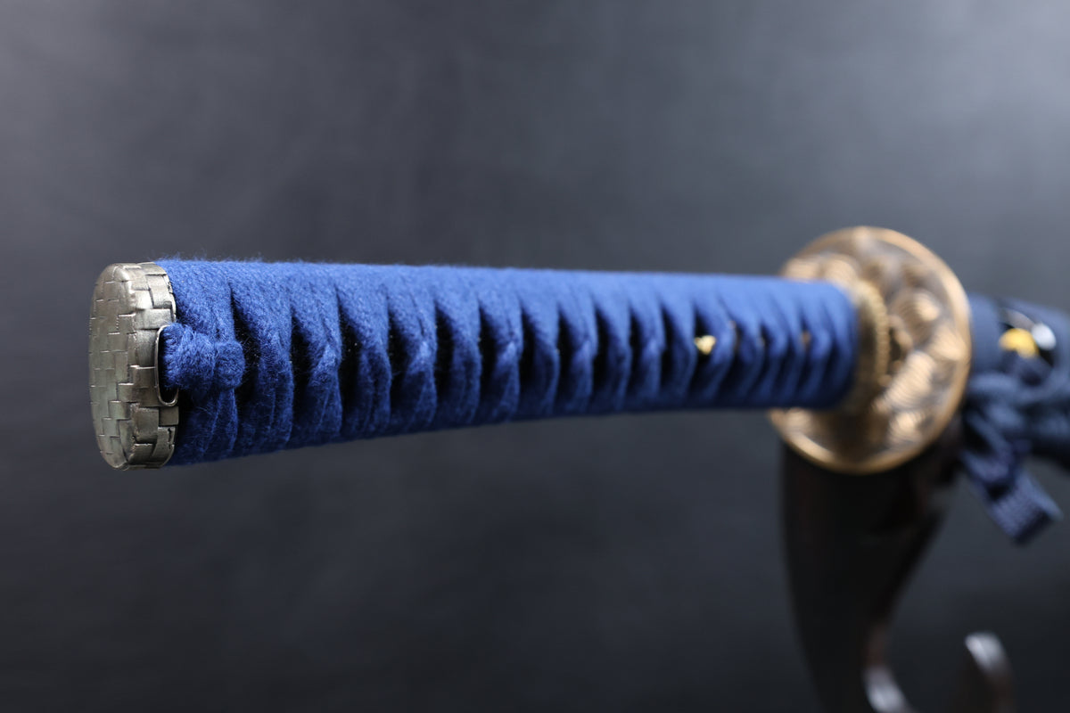 Katana Yasumasa T10 Clay Tempered Blade with Choji Hamon | KSA Jiang