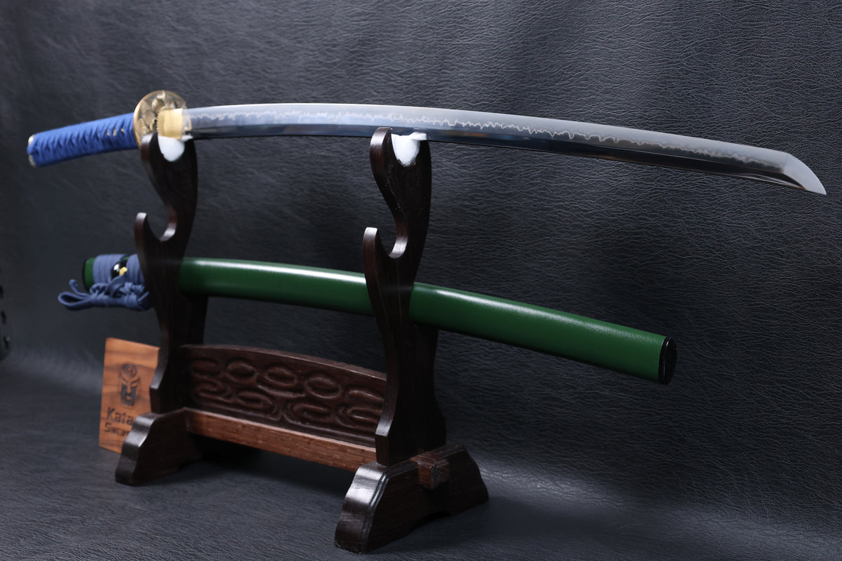 Katana Yasumasa T10 Clay Tempered Blade with Choji Hamon | KSA Jiang