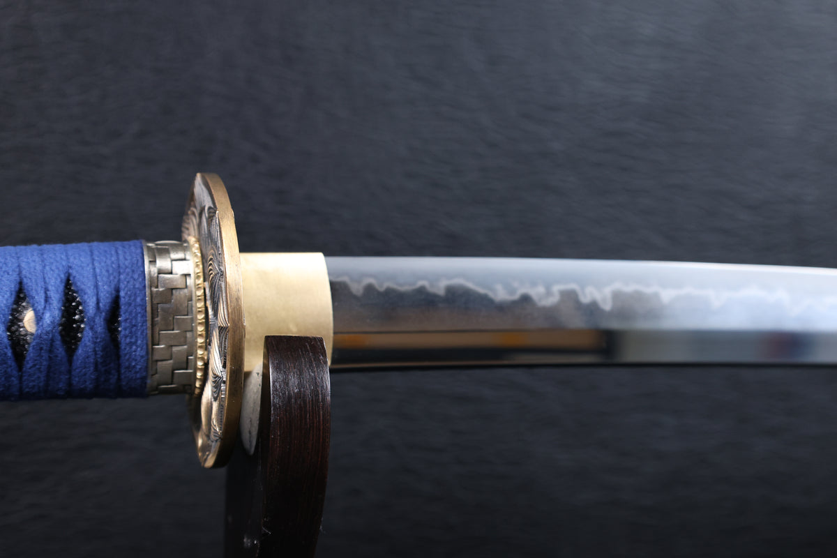 Katana Yasumasa T10 Clay Tempered Blade with Choji Hamon | KSA Jiang