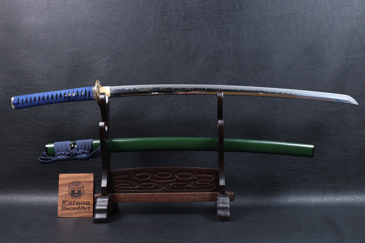 Katana Yasumasa T10 Clay Tempered Blade with Choji Hamon | KSA Jiang