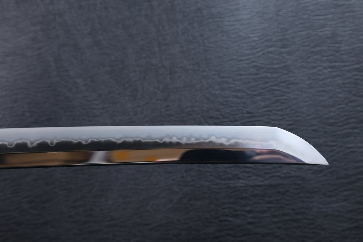 Katana Naoshige T10 Clay Tempered Blade with Choji Hamon | KSA Jiang