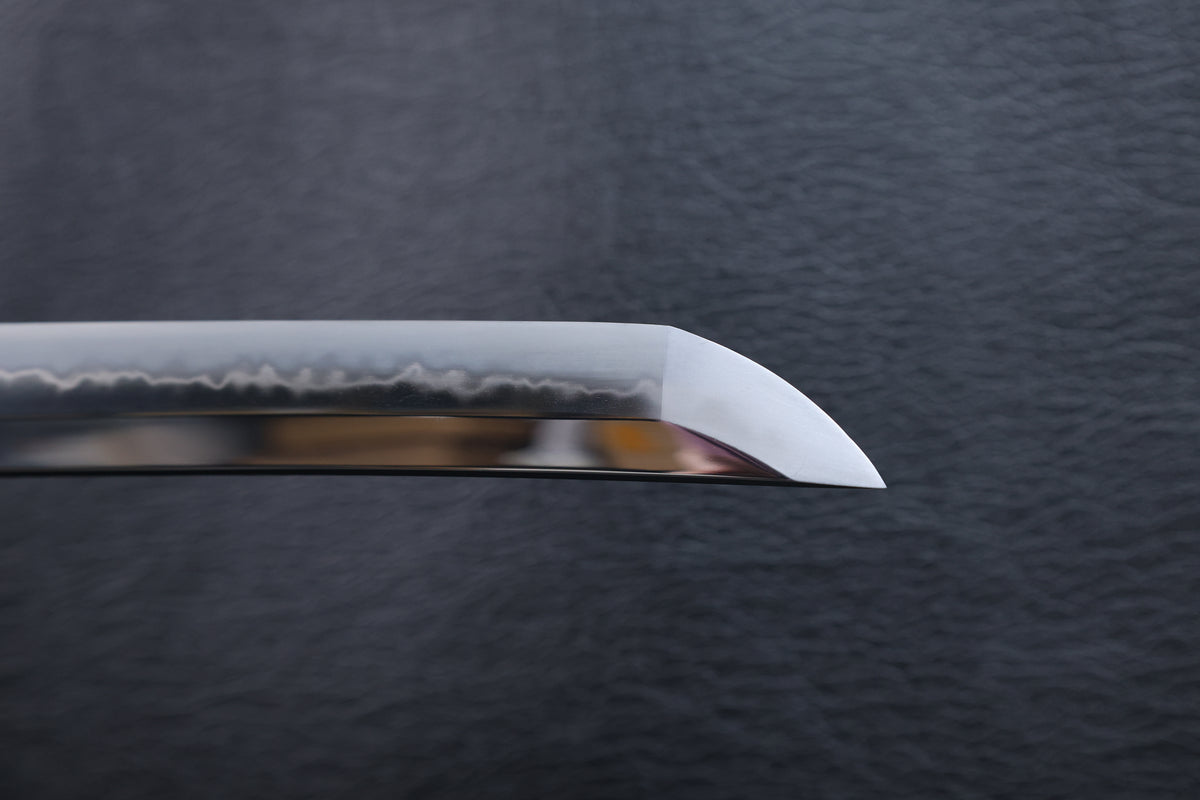 Katana Naoshige T10 Clay Tempered Blade with Choji Hamon | KSA Jiang