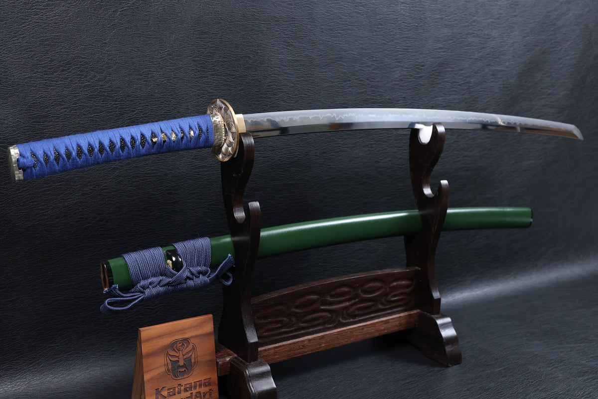 Katana Yasumasa T10 Clay Tempered Blade with Choji Hamon | KSA Jiang