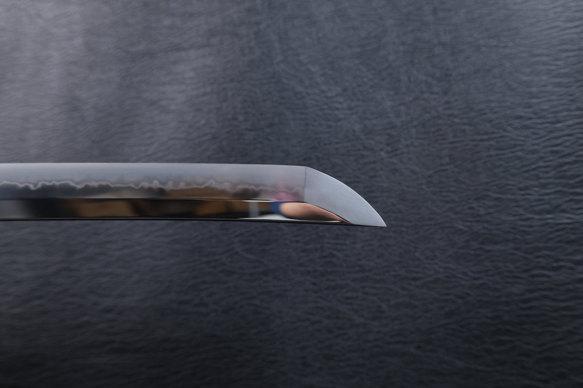 Katana Guan Yu T10 Clay Tempered Blade with Choji Hamon | KSA Signature