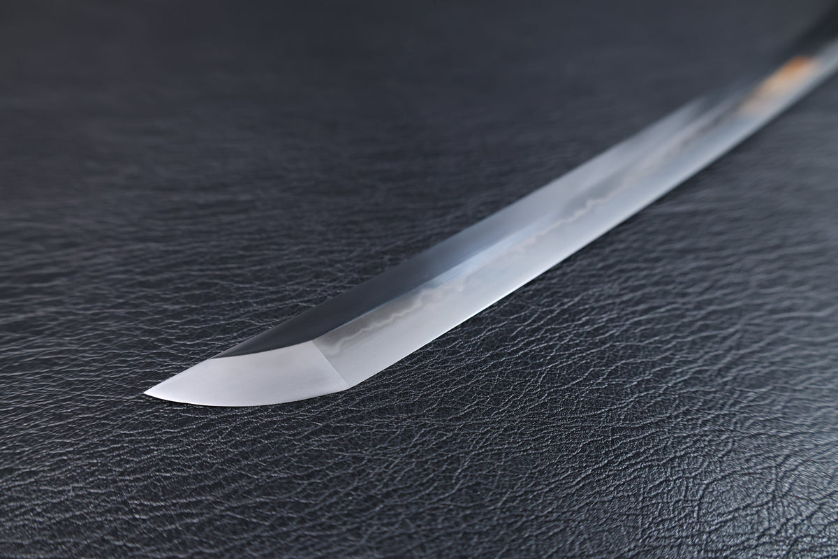 Katana Naoshige T10 Clay Tempered Blade with Choji Hamon | KSA Jiang