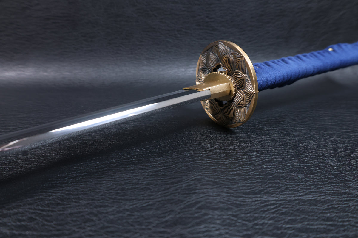Katana Yasumasa T10 Clay Tempered Blade with Choji Hamon | KSA Jiang