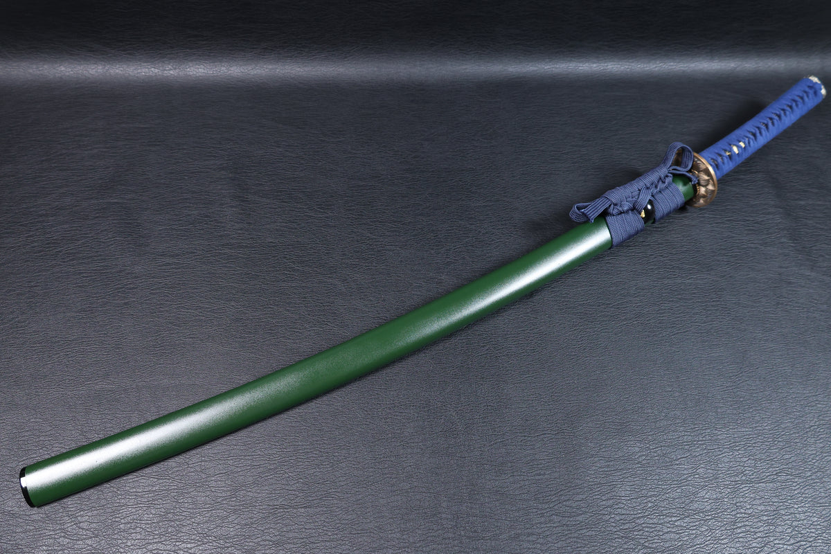 Katana Yasumasa T10 Clay Tempered Blade with Choji Hamon | KSA Jiang