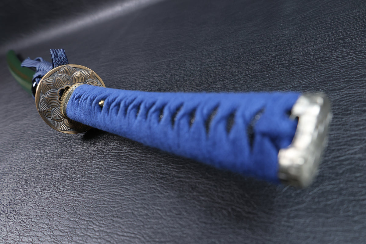 Katana Yasumasa T10 Clay Tempered Blade with Choji Hamon | KSA Jiang