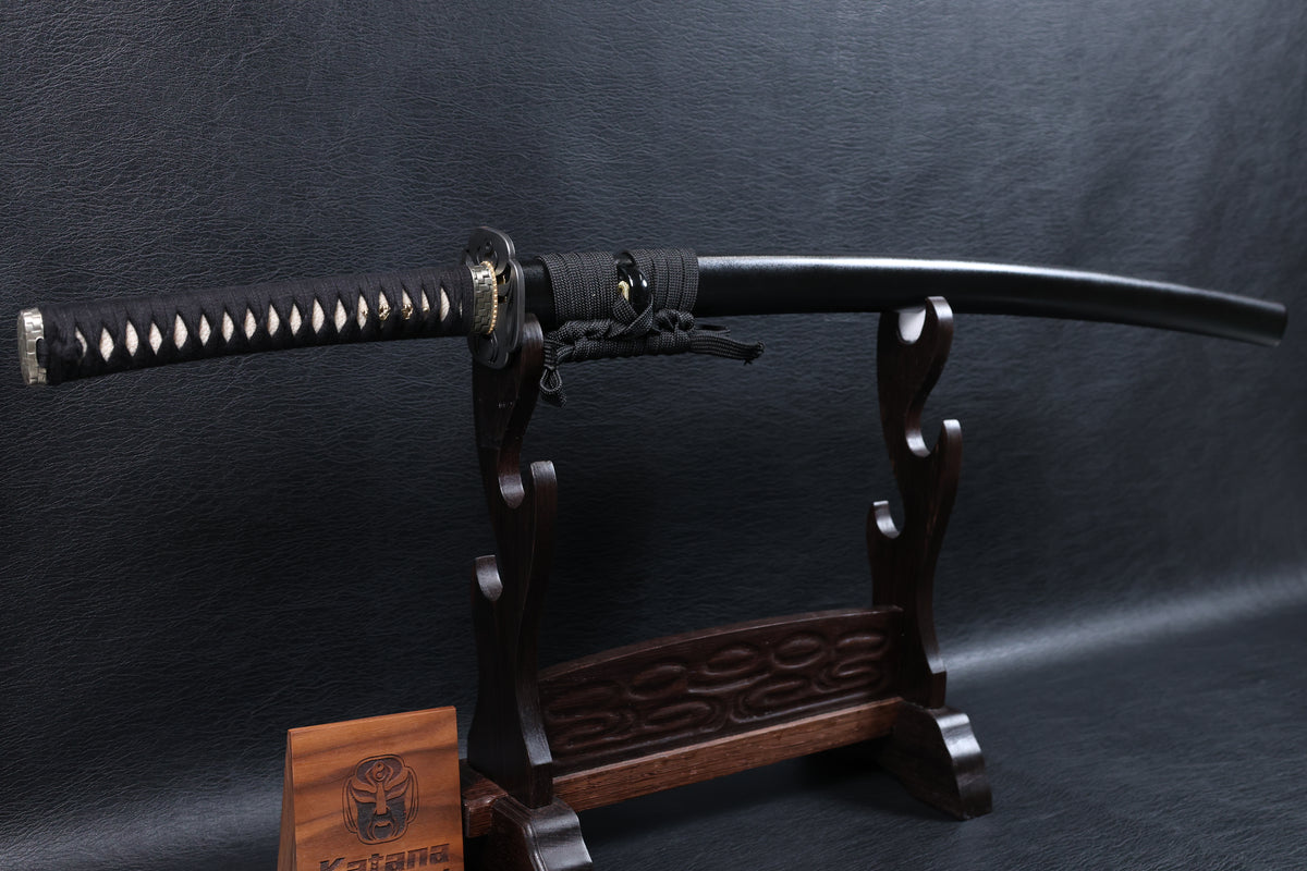 Katana Guan Yu T10 Clay Tempered Blade with Choji Hamon | KSA Signature