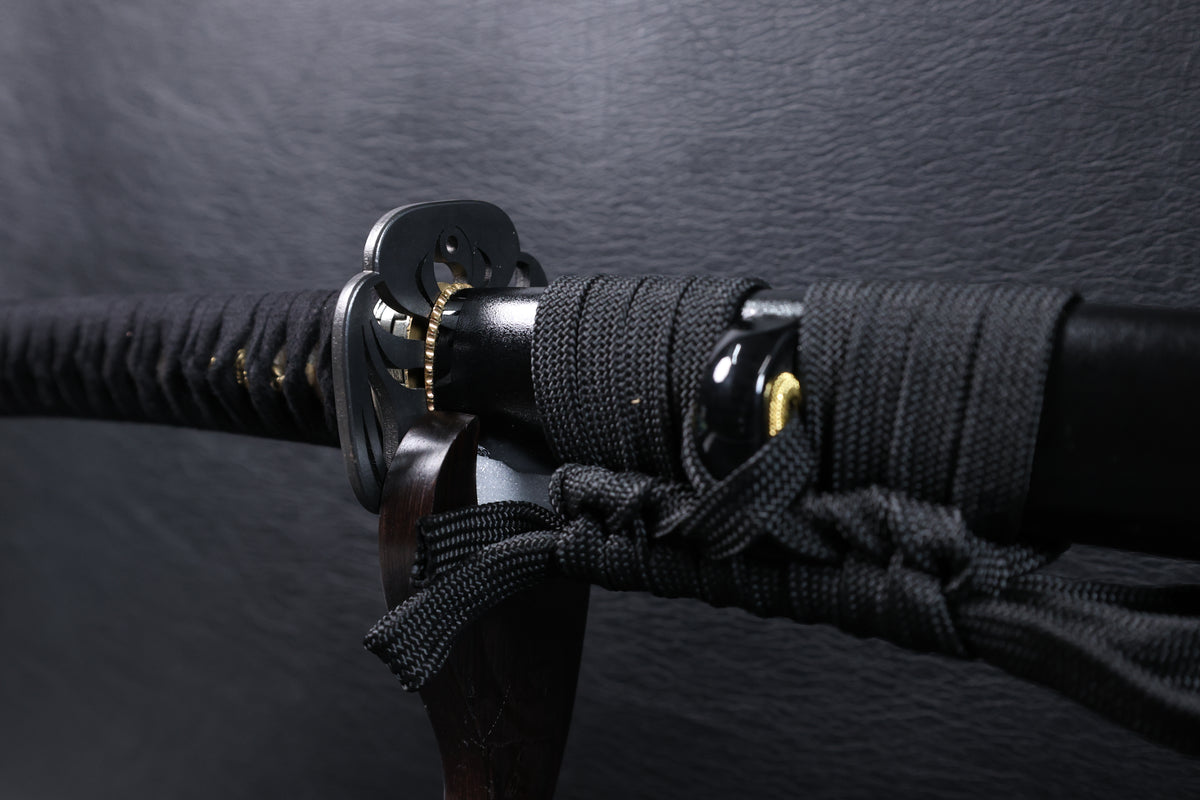 Katana Guan Yu T10 Clay Tempered Blade with Choji Hamon | KSA Signature