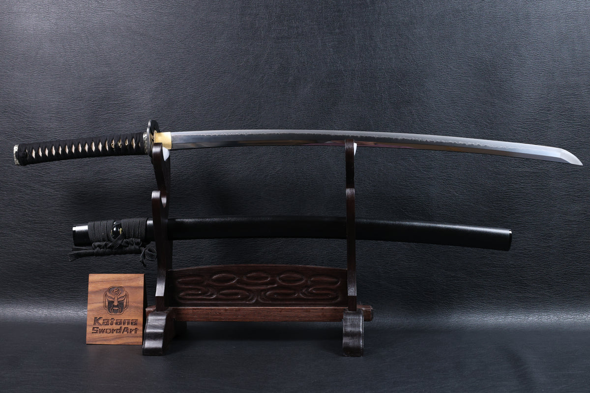 Katana Guan Yu T10 Clay Tempered Blade with Choji Hamon | KSA Signature
