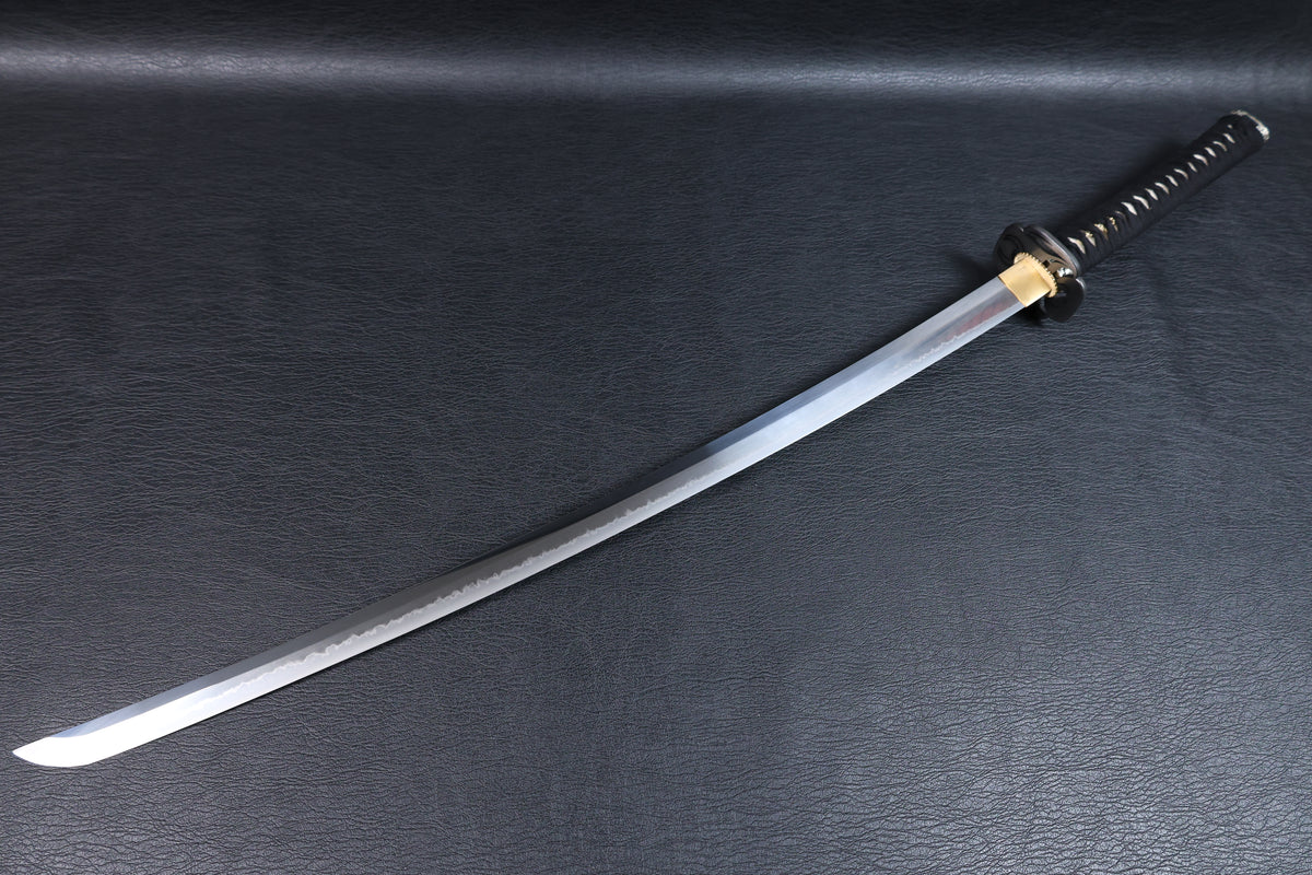 Katana Guan Yu T10 Clay Tempered Blade with Choji Hamon | KSA Signature