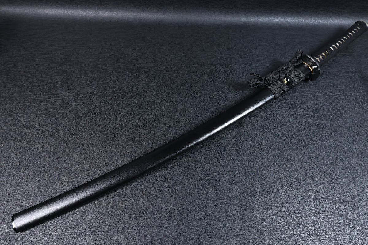 Katana Guan Yu T10 Clay Tempered Blade with Choji Hamon | KSA Signature