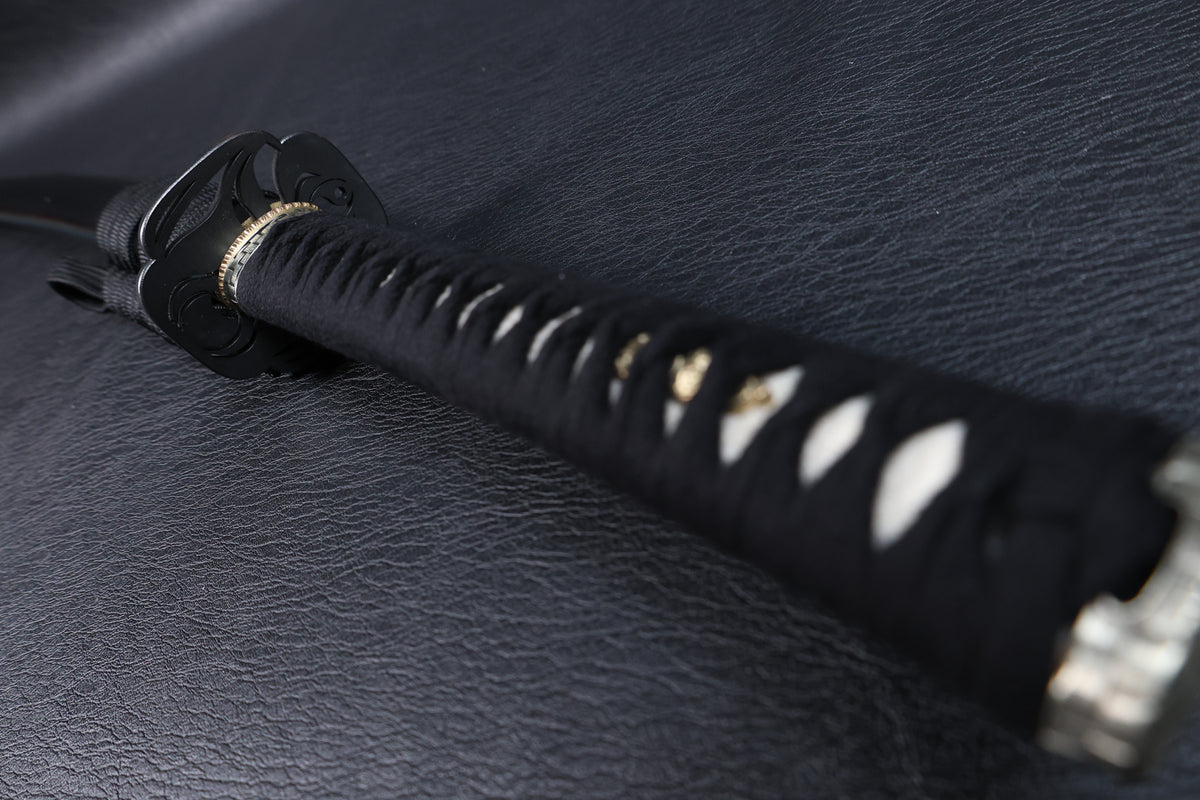 Katana Guan Yu T10 Clay Tempered Blade with Choji Hamon | KSA Signature