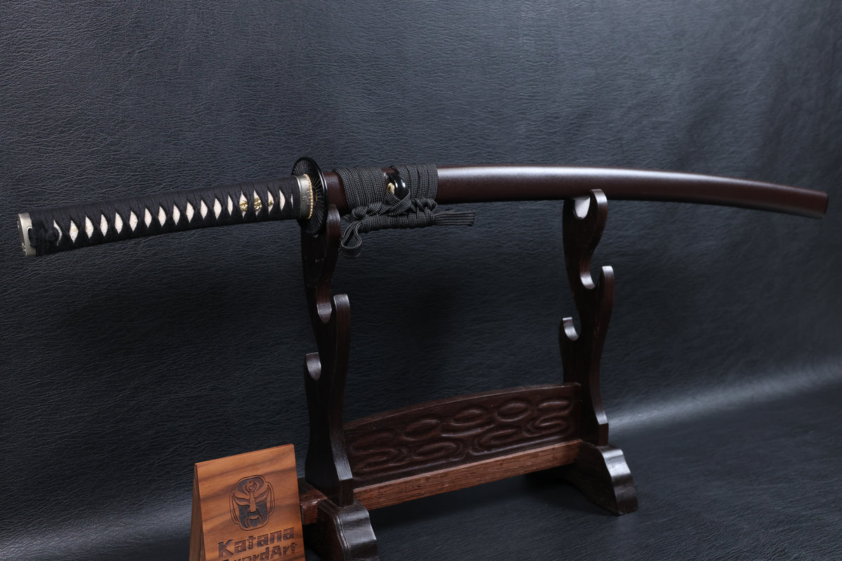 Katana Naoshige T10 Clay Tempered Blade with Choji Hamon | KSA Jiang