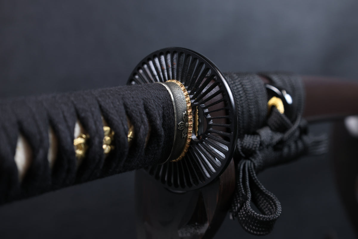 Katana Naoshige T10 Clay Tempered Blade with Choji Hamon | KSA Jiang