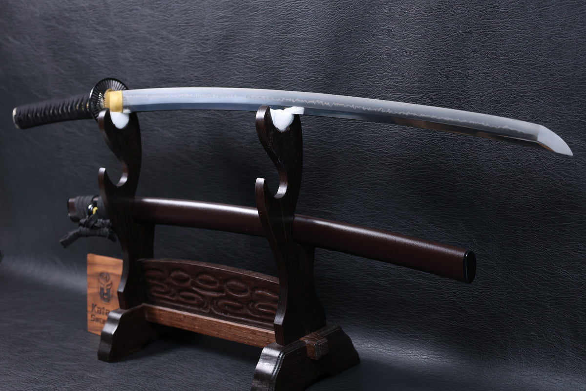 Katana Naoshige T10 Clay Tempered Blade with Choji Hamon | KSA Jiang
