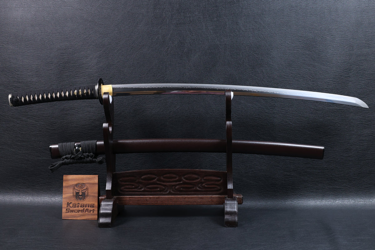 Katana Naoshige T10 Clay Tempered Blade with Choji Hamon | KSA Jiang