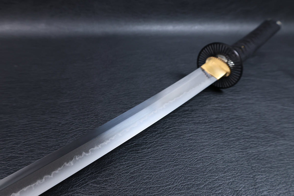 Katana Naoshige T10 Clay Tempered Blade with Choji Hamon | KSA Jiang